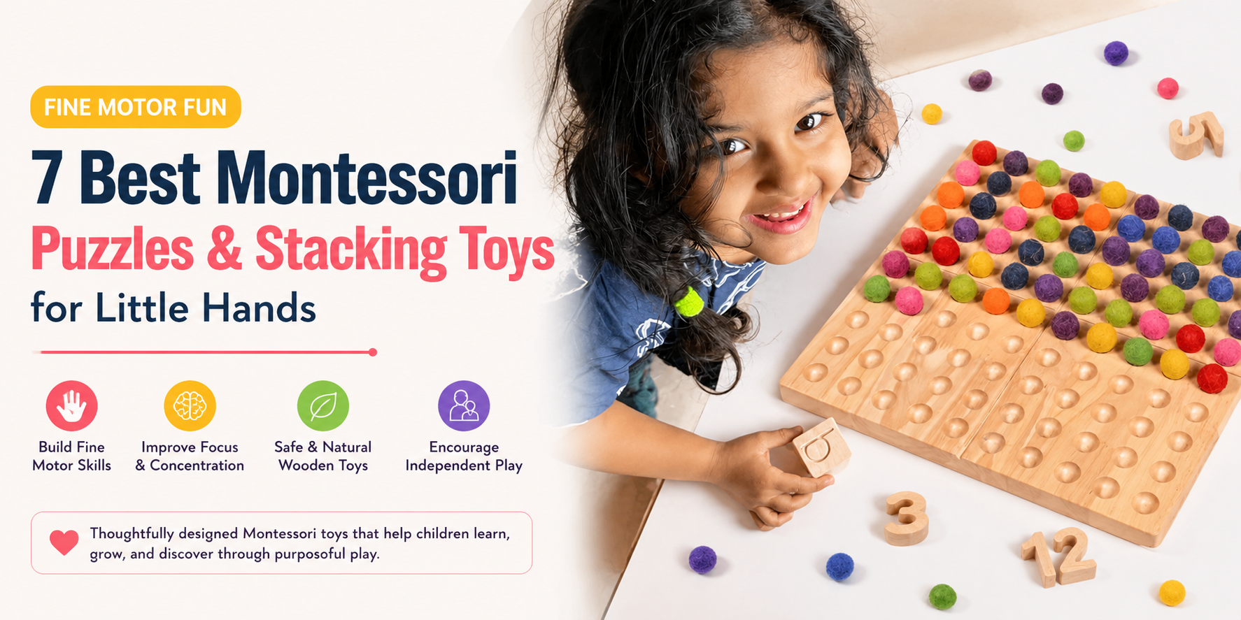 Fine Motor Fun: Best Montessori Puzzles & Stacking Toys for Toddlers
