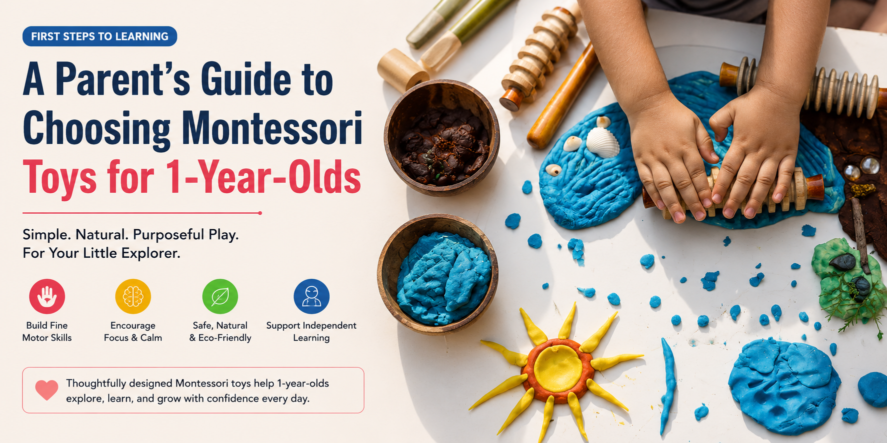 First Steps to Learning: A Parent’s Guide to Choosing Montessori Toys for 1-Year-Olds