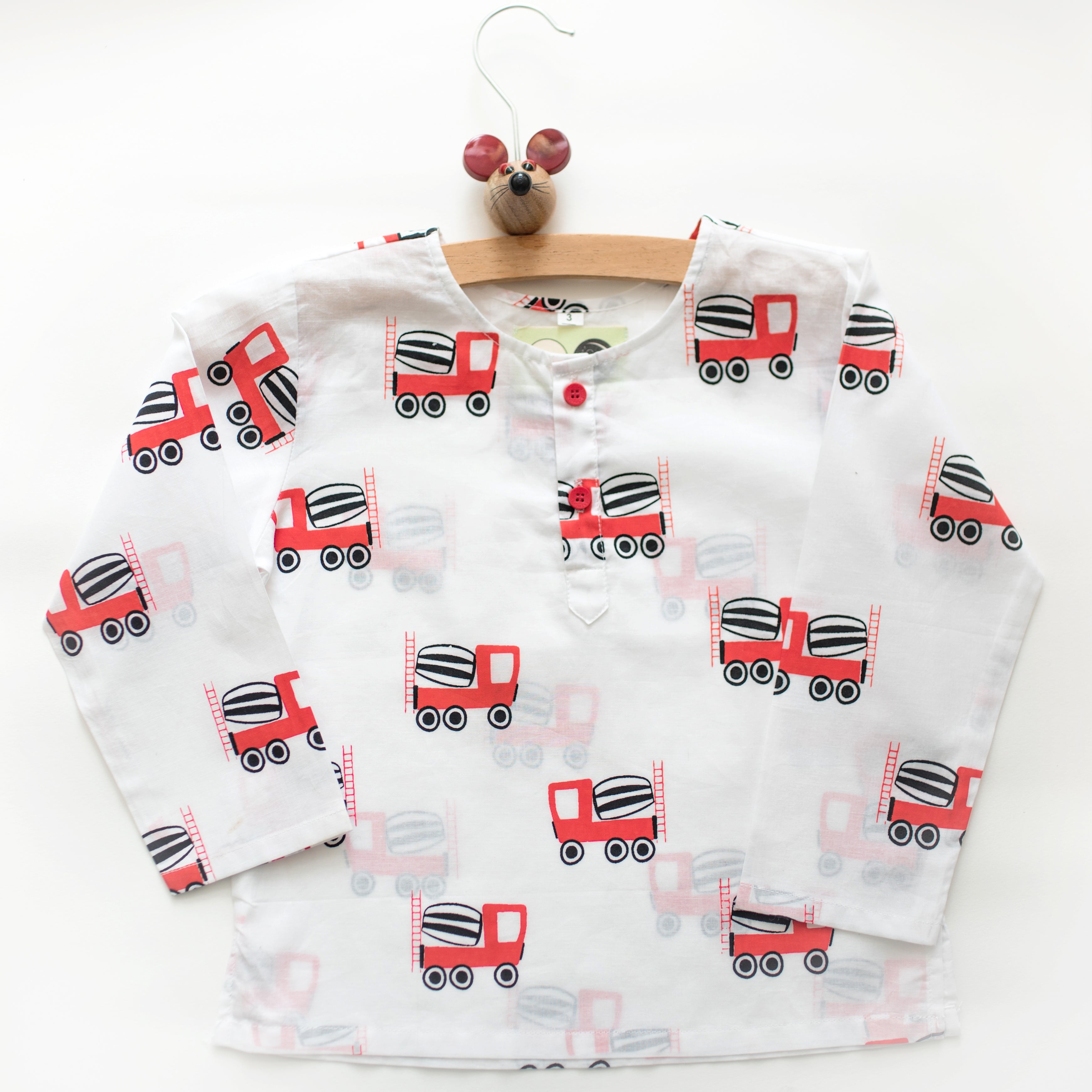 Whirly Cement Mixer- Unisex Nightdress