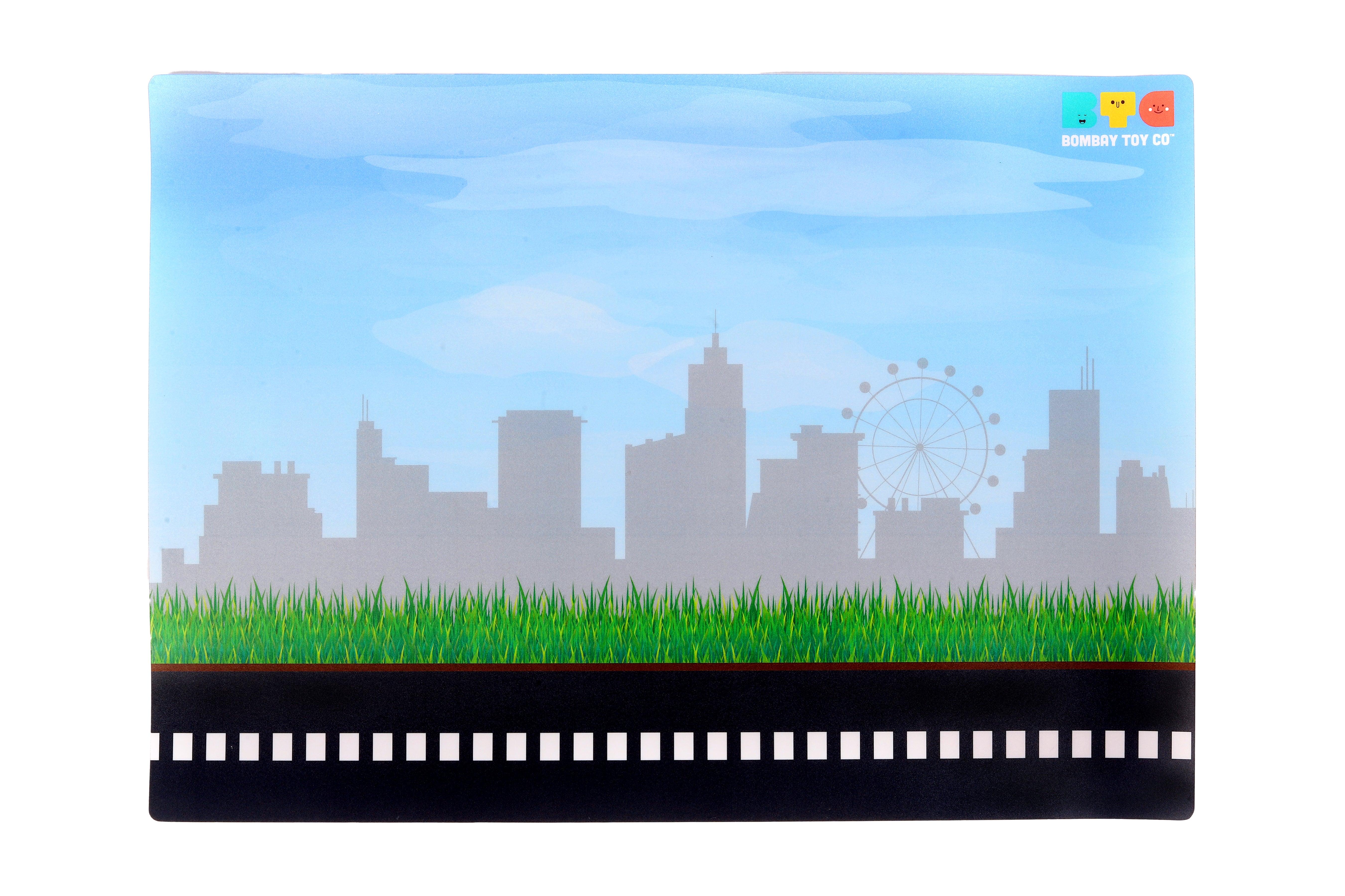 Play Dough Mat | Vehicle Theme | Reusable - Bombay Toy Company