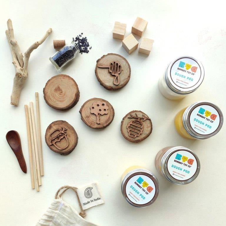 Play Dough Kit | Honeybee Theme | Sensory Play - Bombay Toy Company