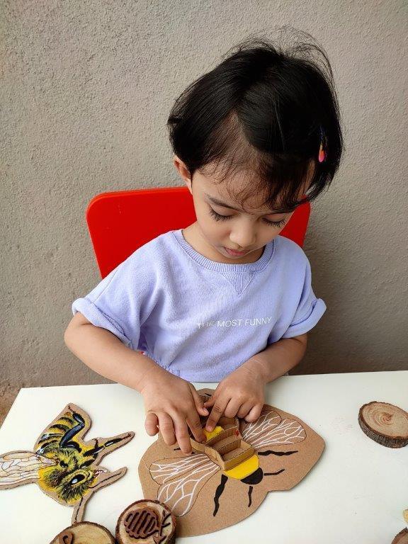 Play Dough Kit | Honeybee Theme | Sensory Play - Bombay Toy Company