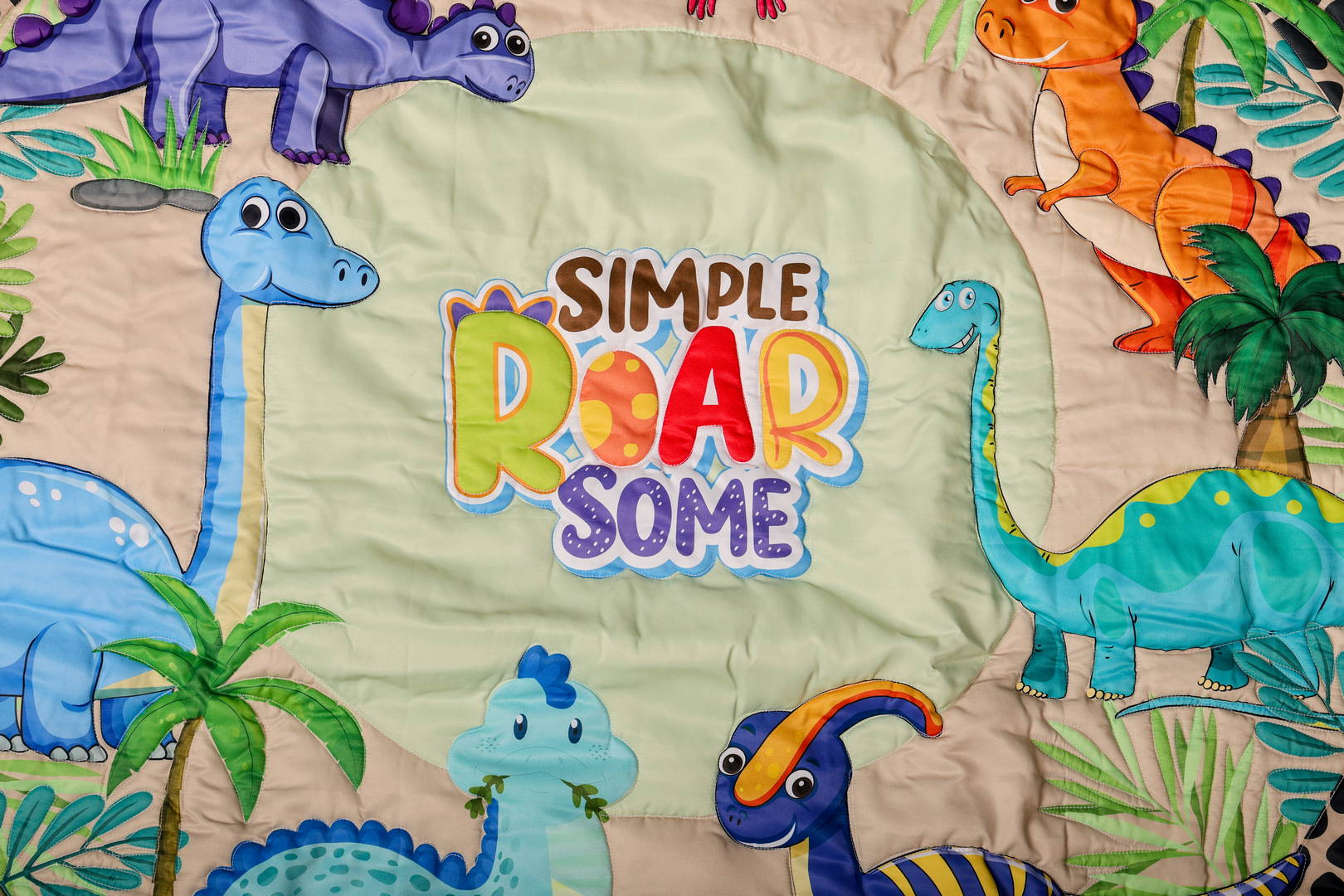 Round Dino Playmat