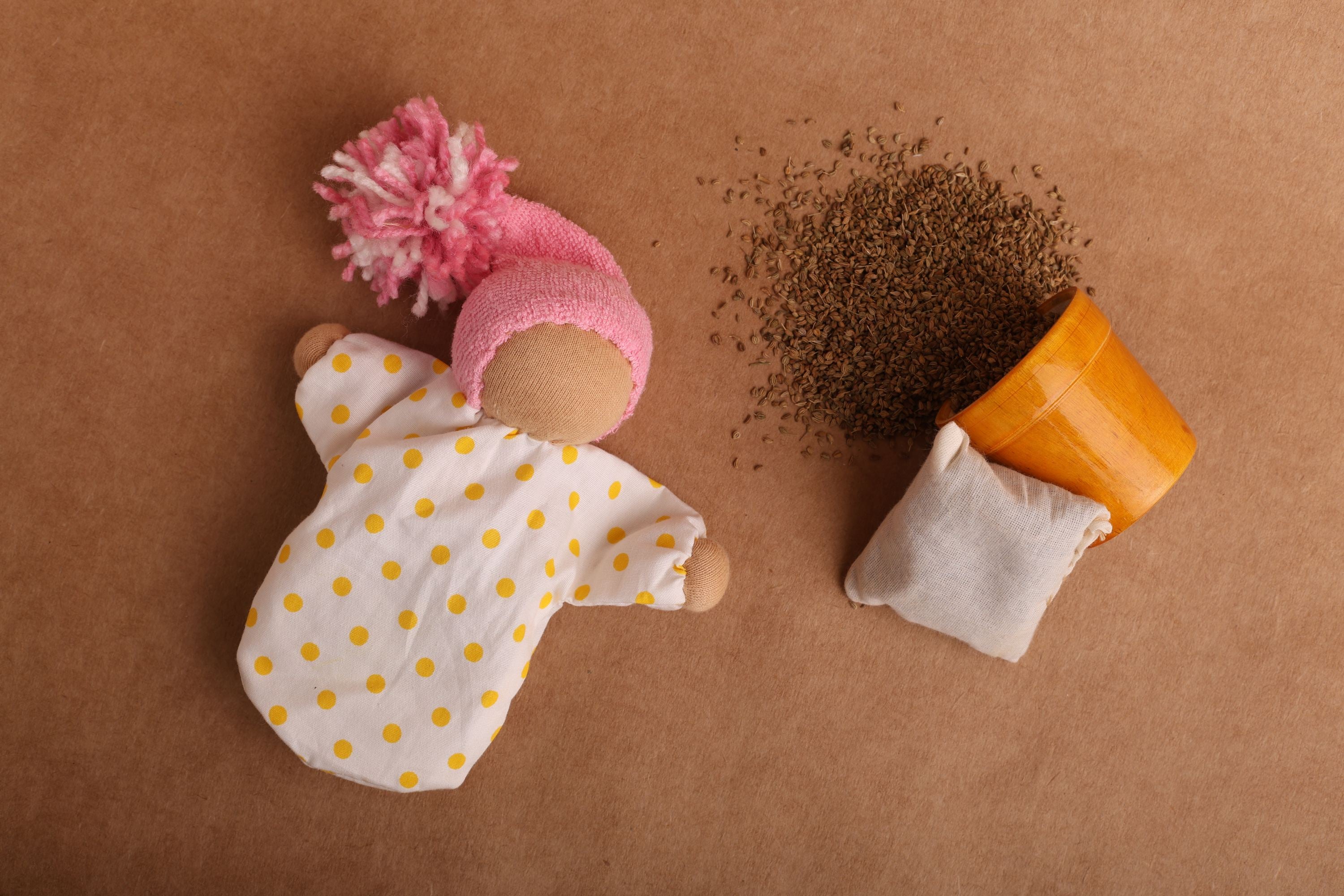 Aromatic Ajwain Doll for Kids | Microwavable Sensory Aid