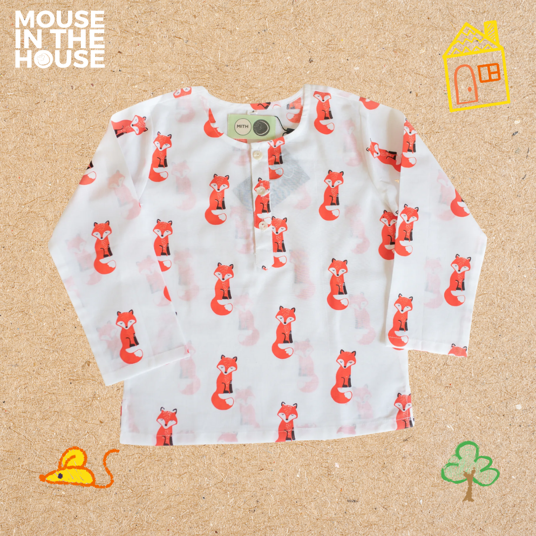 The Bushy Fox- Unisex Nightdress