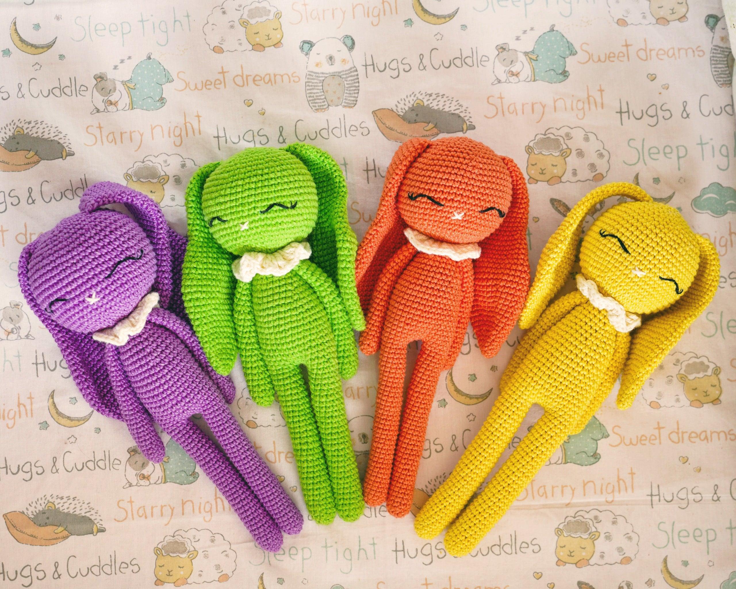 Crochet Doll for Babies | Hopper the Bunny - Bombay Toy Company