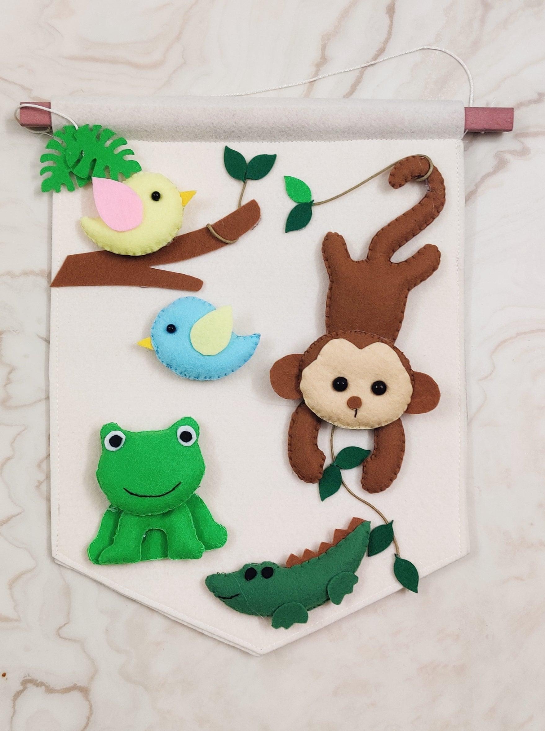 Personalized Flag Bunting | Jungle - Bombay Toy Company