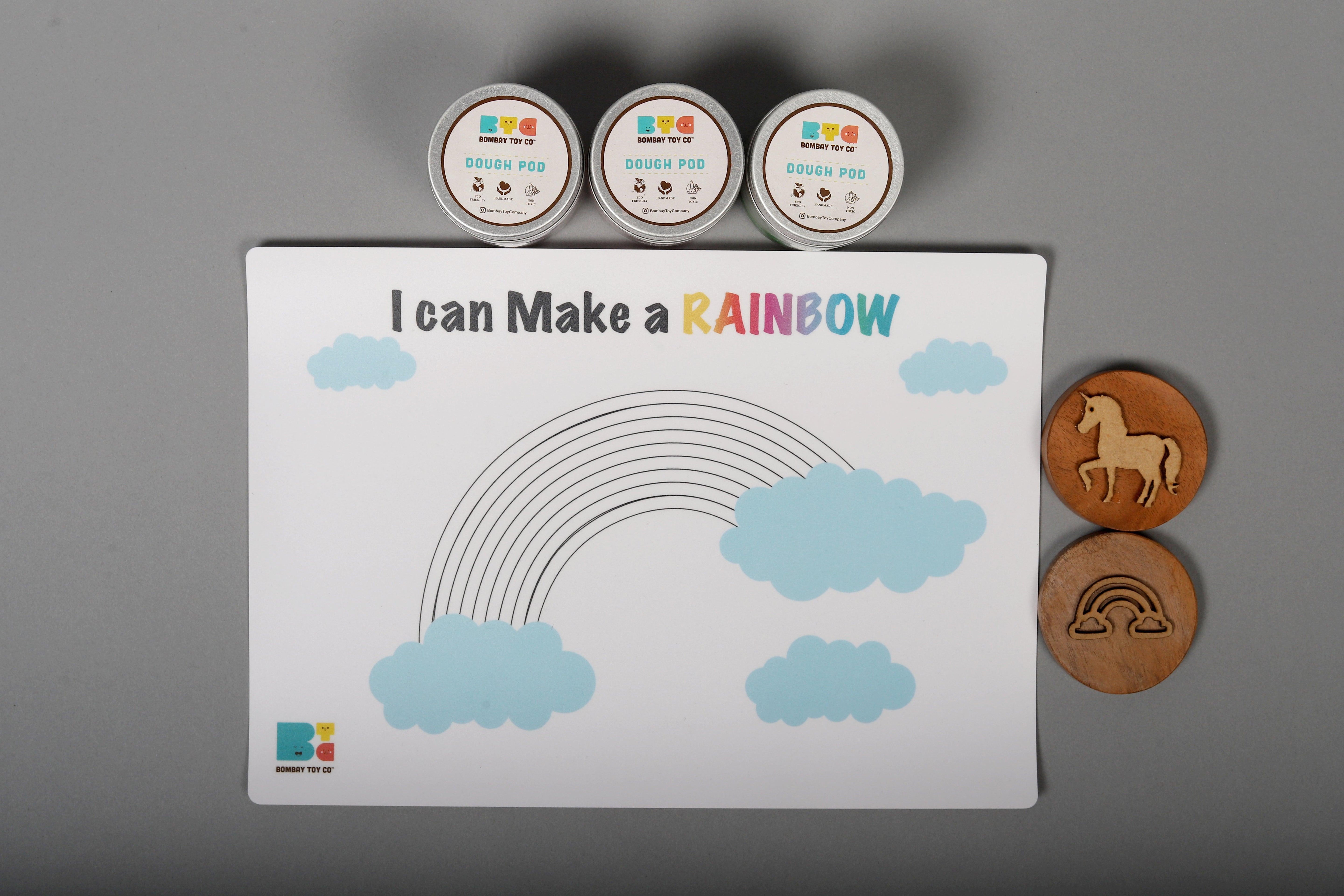 Play Dough Kit | I can make a Rainbow | Reusable - Bombay Toy Company