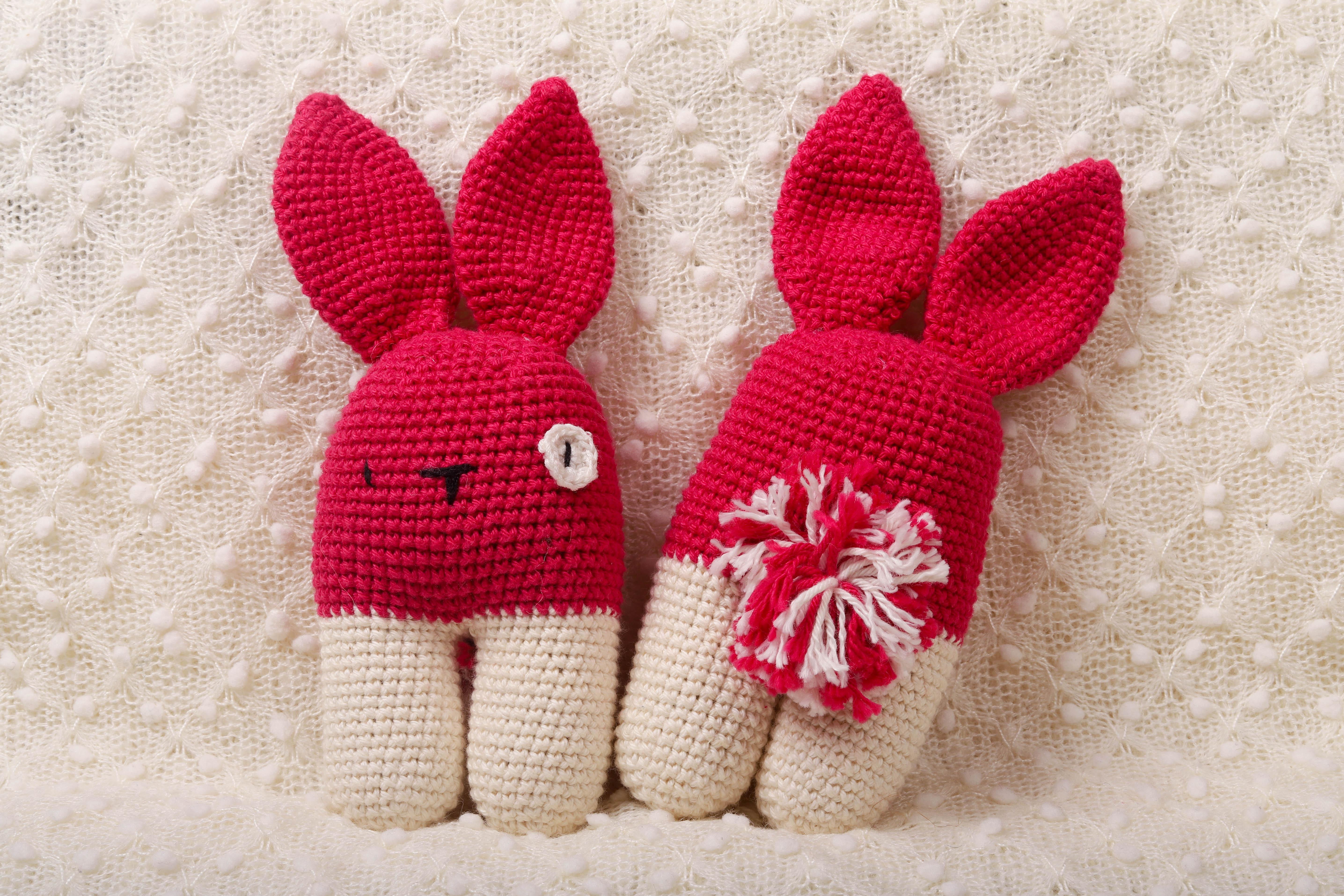 Crochet Rattle for Babies | Bubblegum Rattle - Bombay Toy Company