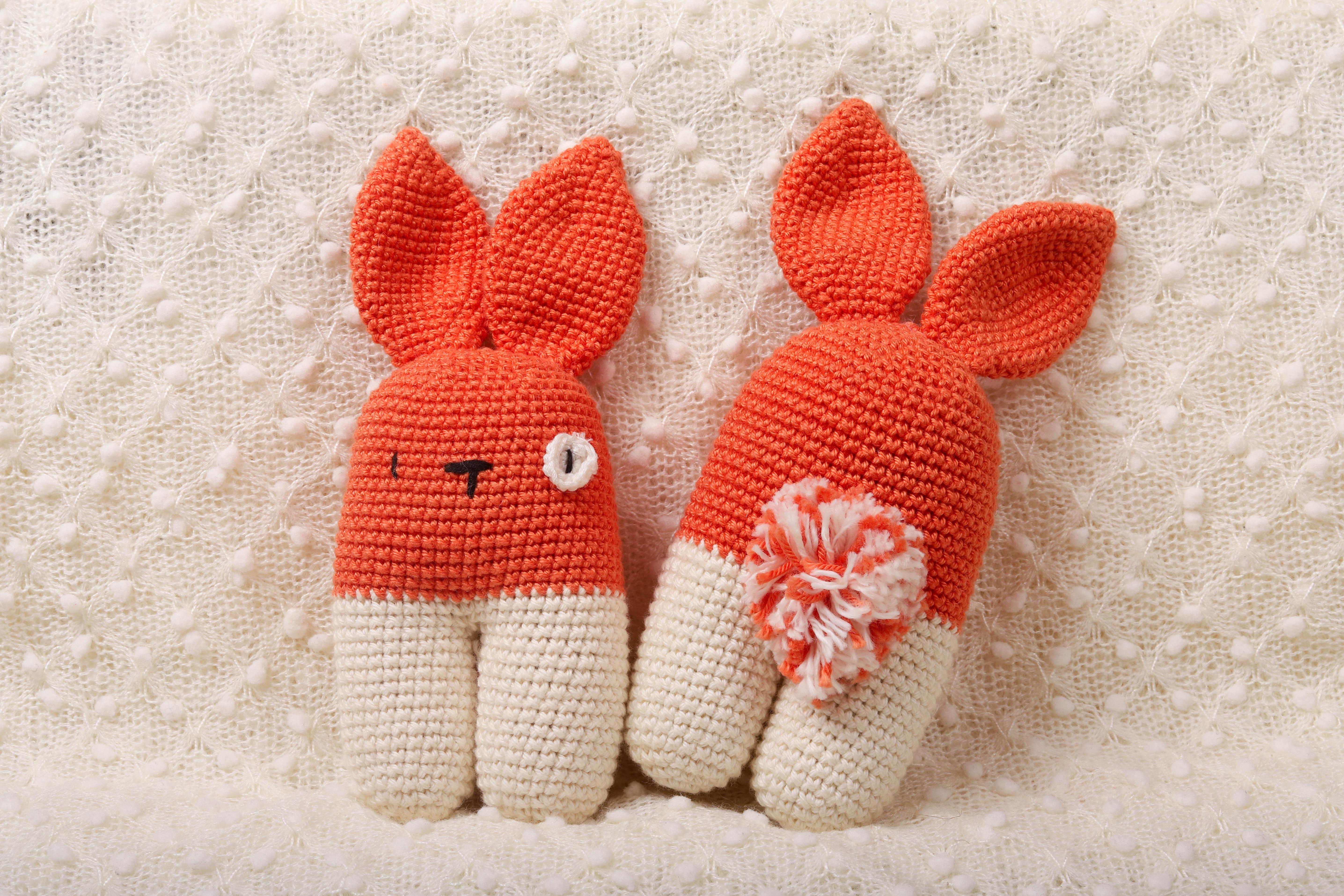 Crochet Rattle for Babies | Bubblegum Rattle - Bombay Toy Company