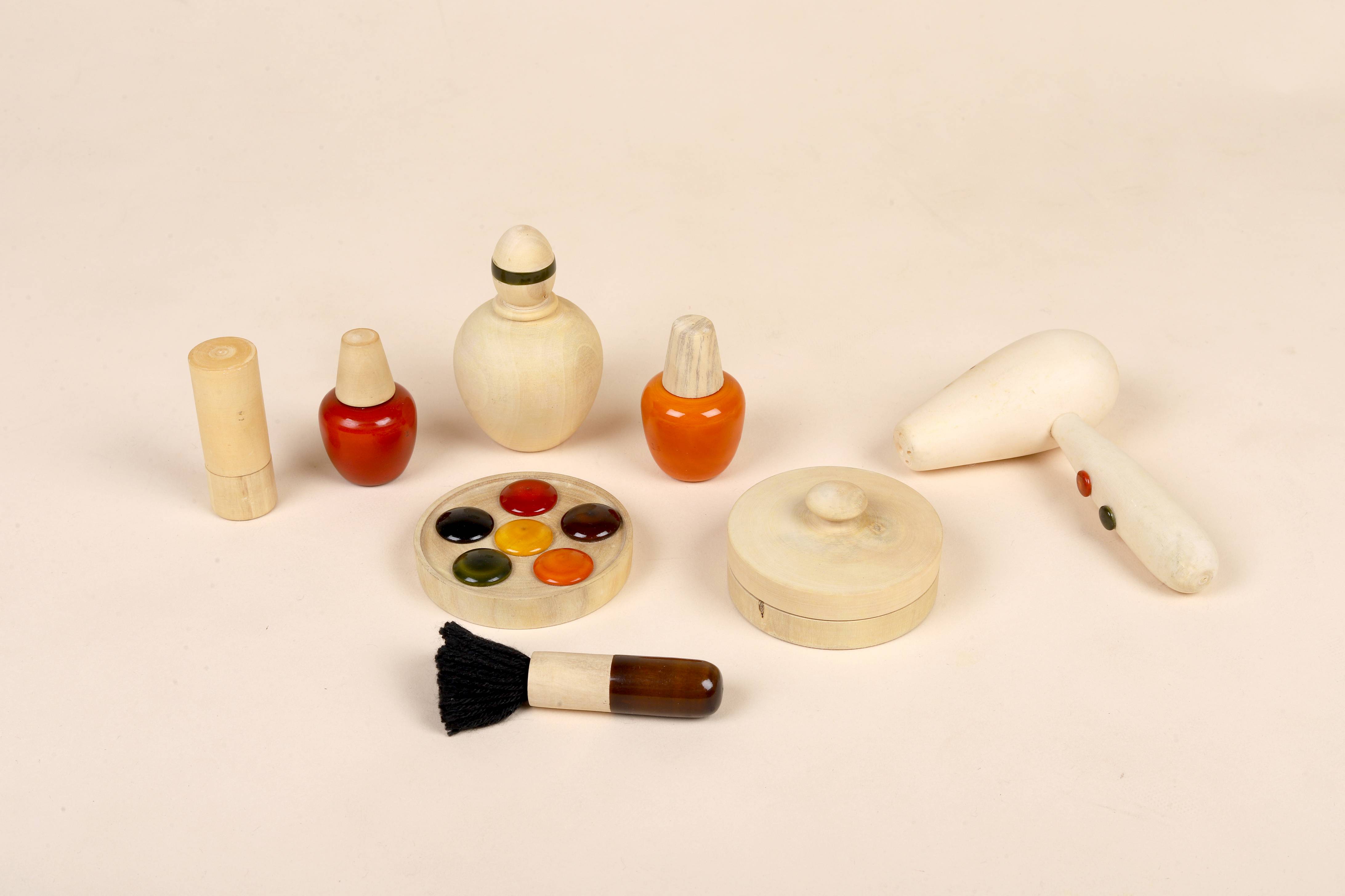 Wooden Makeup Play Set – Pretend Play Kit for Kids