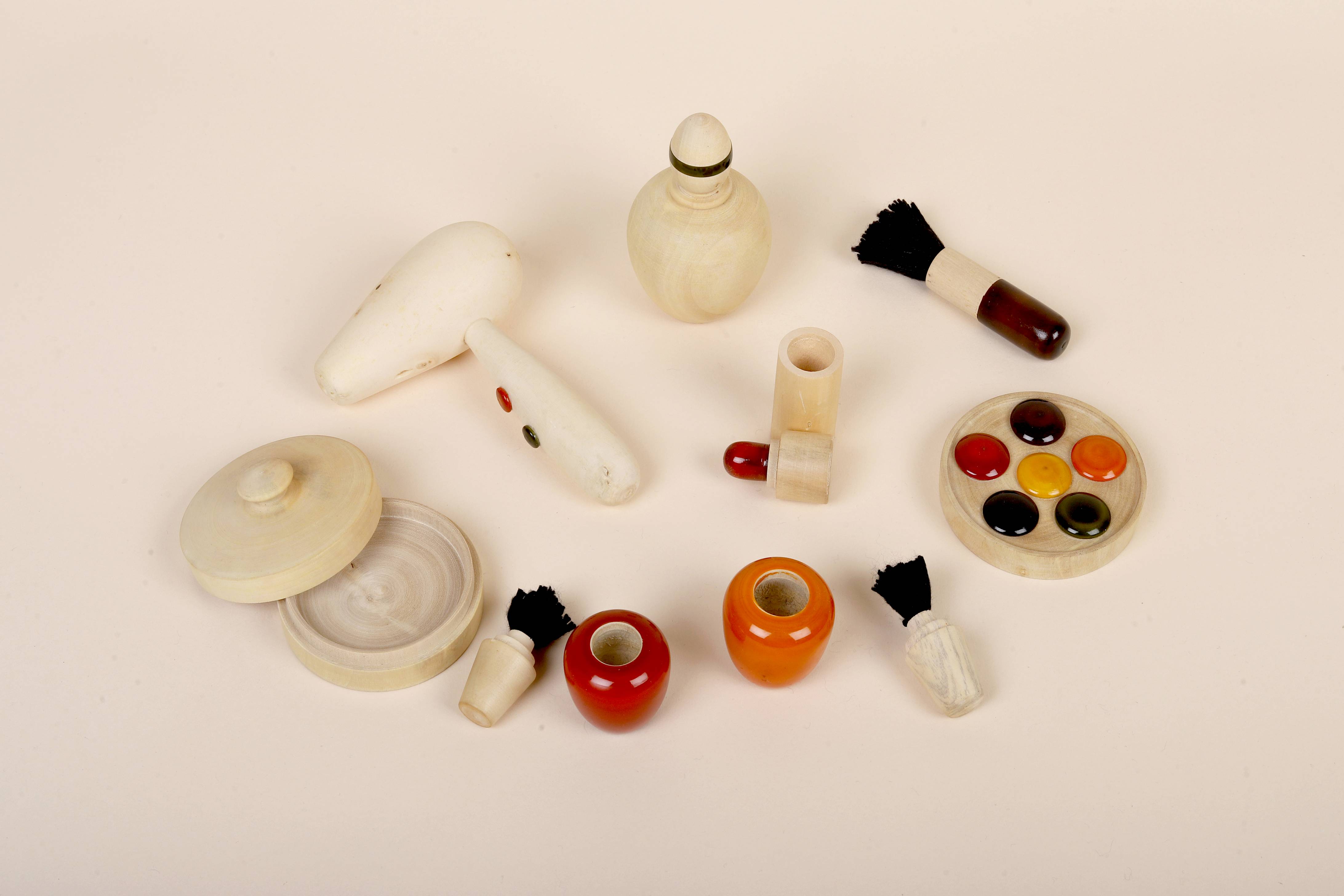 Wooden Makeup Play Set – Pretend Play Kit for Kids