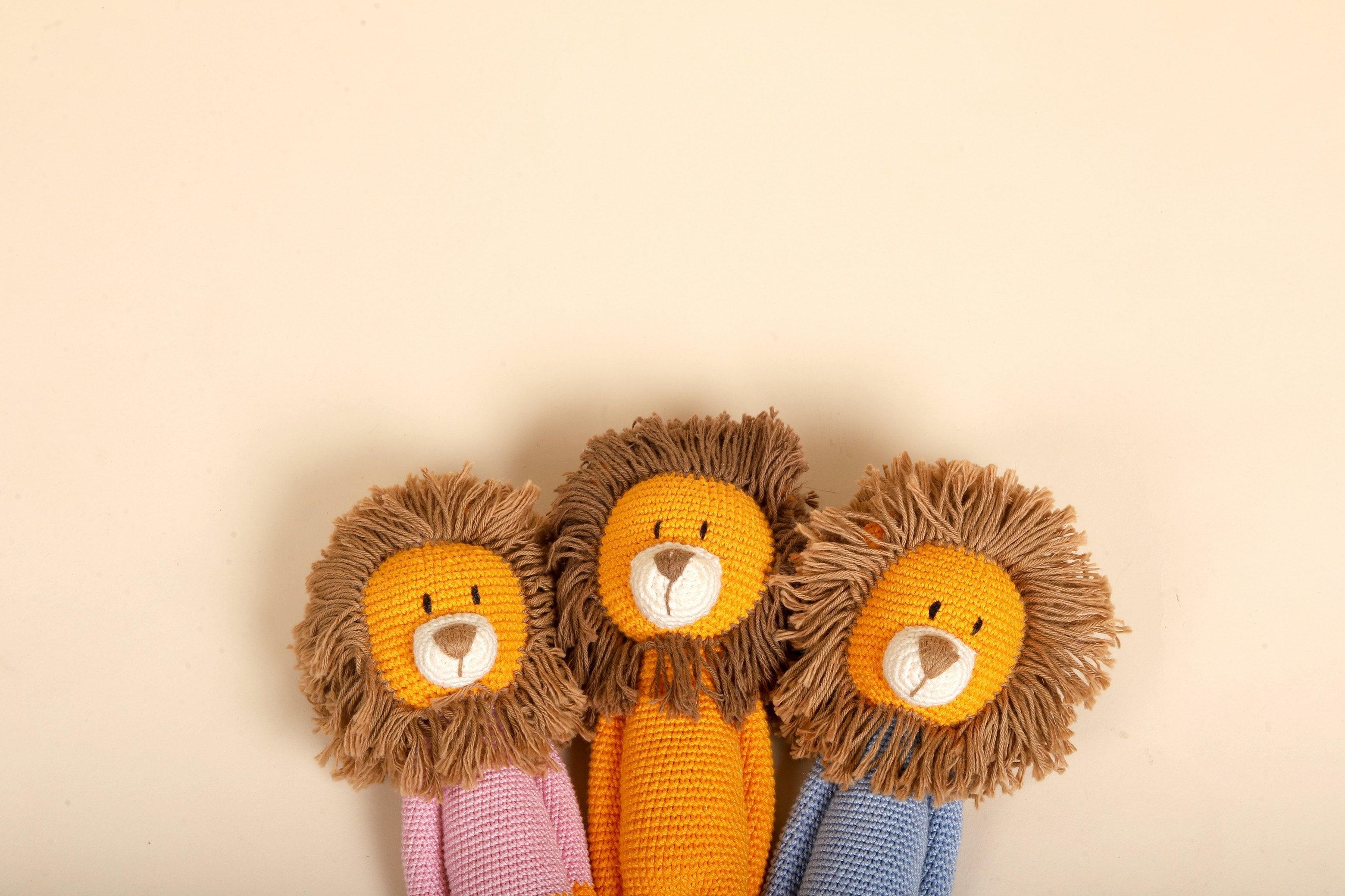 Crochet Doll for Babies | Leo the Lion - Bombay Toy Company