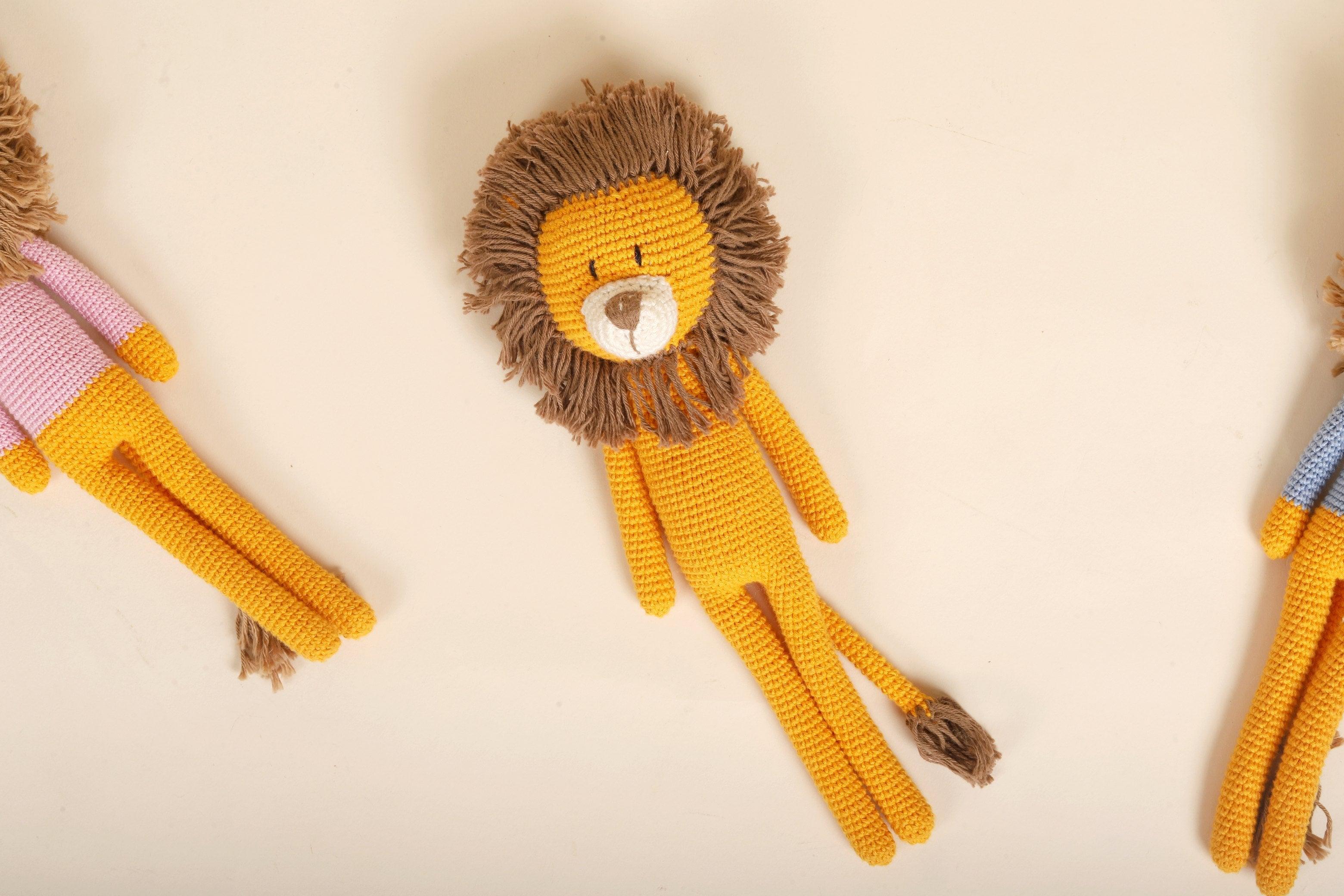 Crochet Doll for Babies | Leo the Lion - Bombay Toy Company