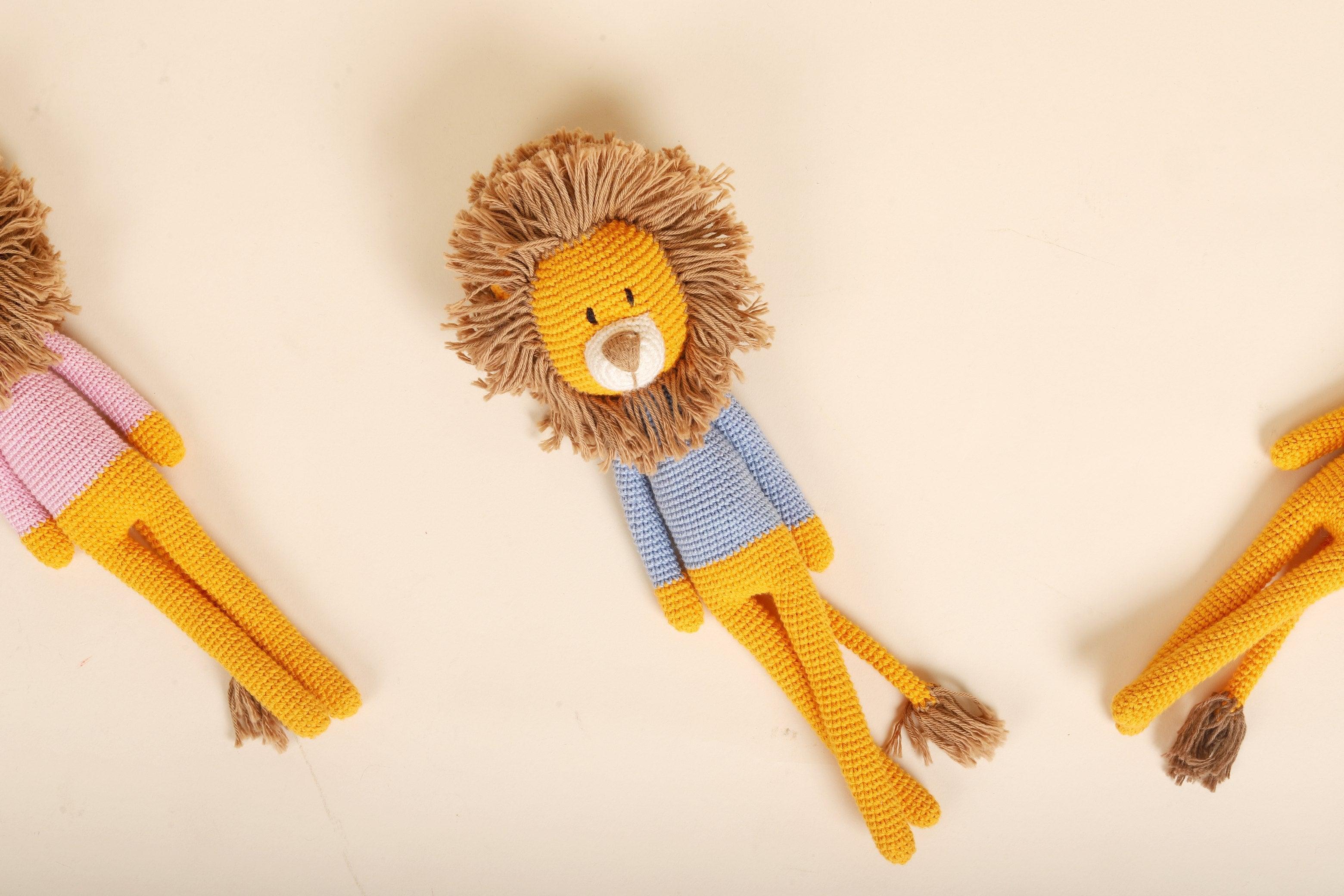 Crochet Doll for Babies | Leo the Lion - Bombay Toy Company