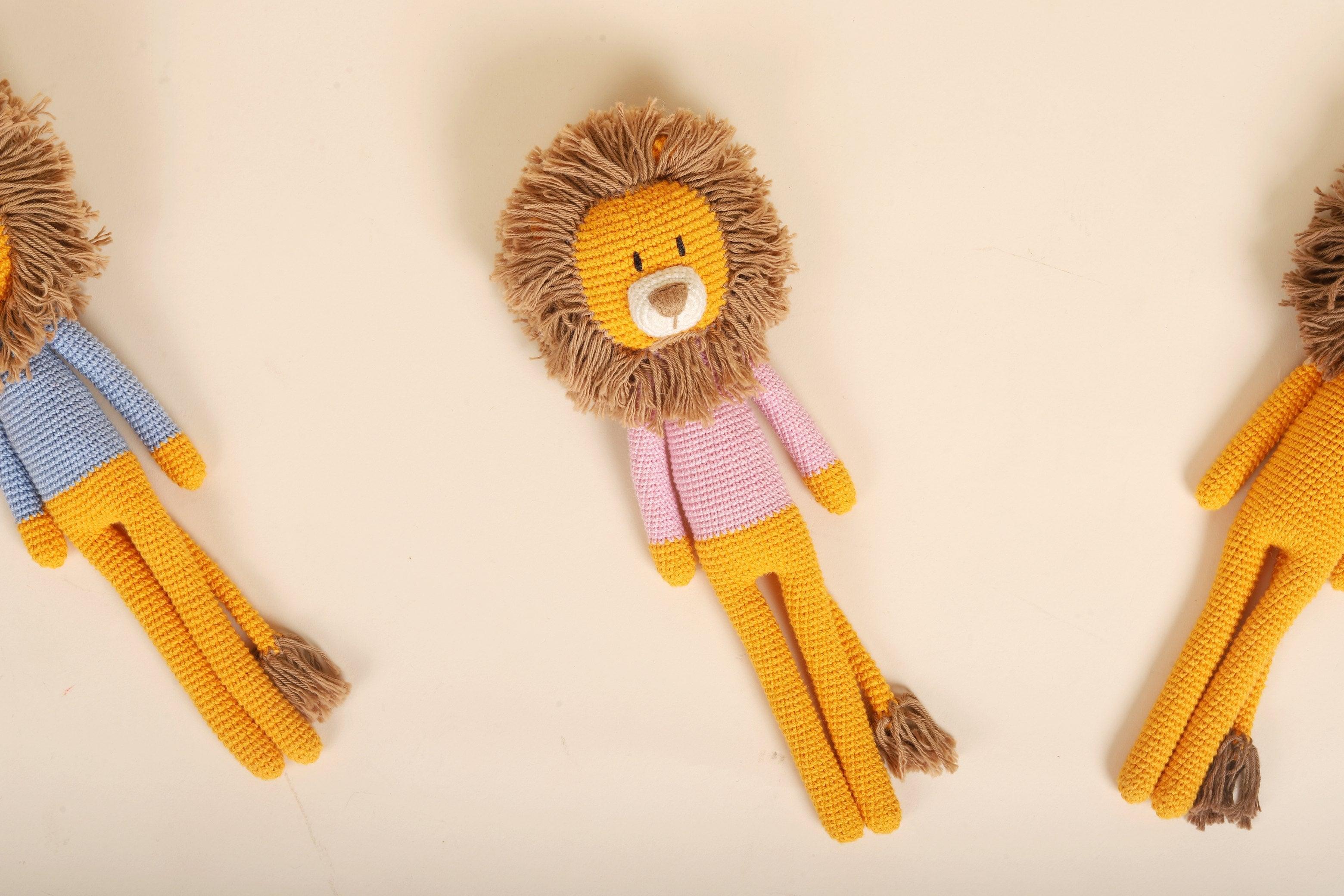 Crochet Doll for Babies | Leo the Lion - Bombay Toy Company