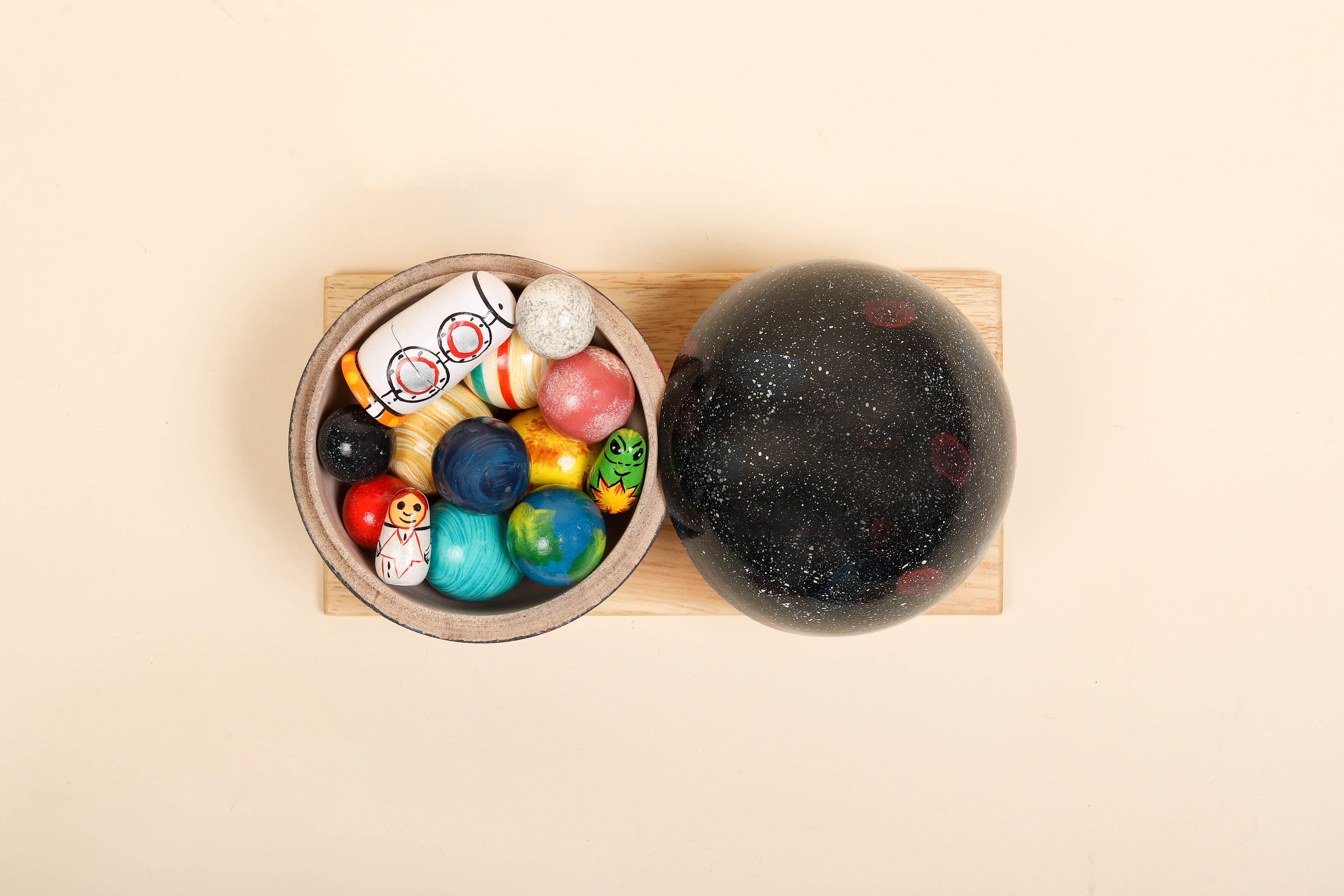Wooden Solar System Toy | Space Explorer | Space Mat - Bombay Toy Company