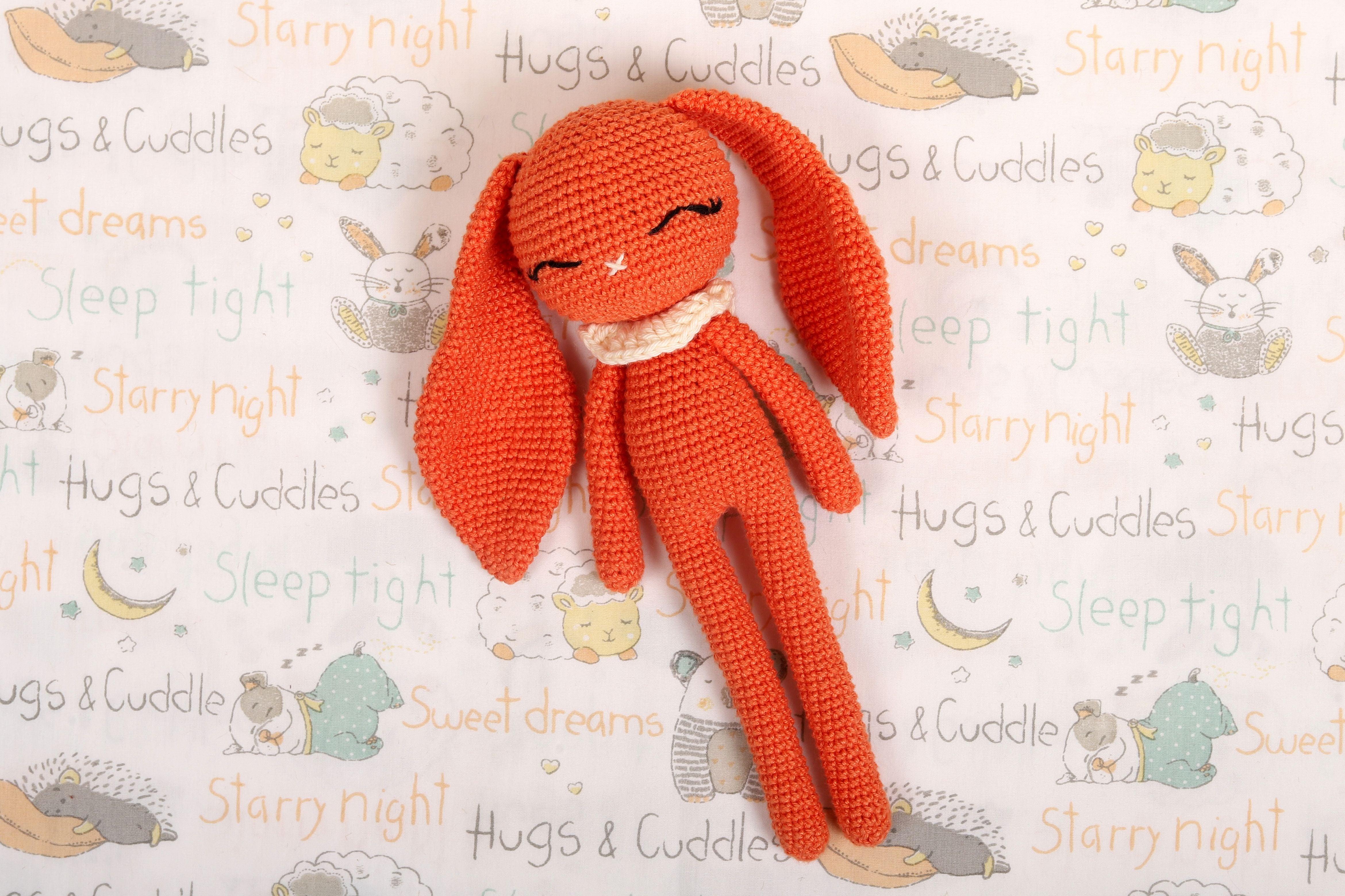 Crochet Doll for Babies | Hopper the Bunny - Bombay Toy Company