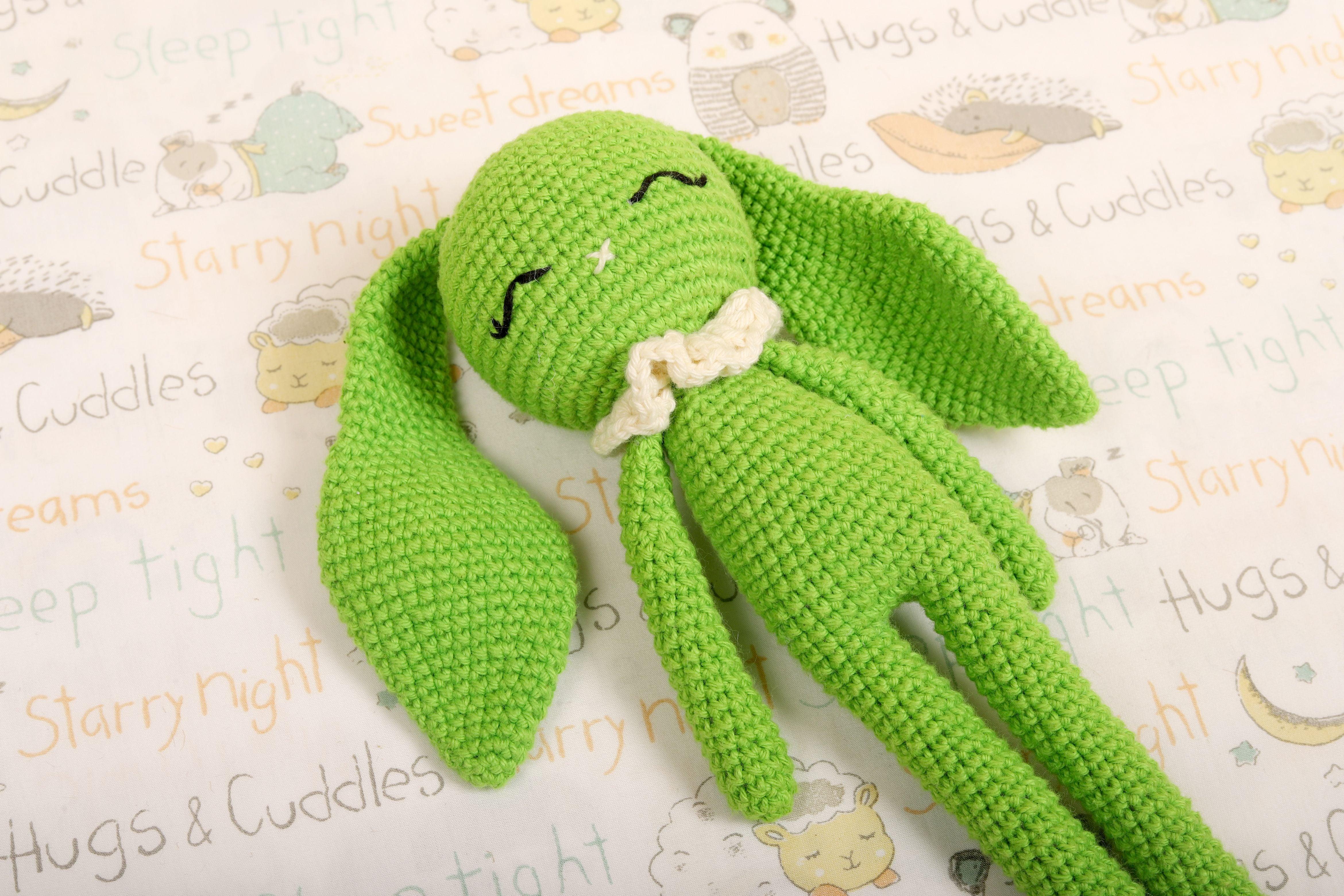 Crochet Doll for Babies | Hopper the Bunny - Bombay Toy Company