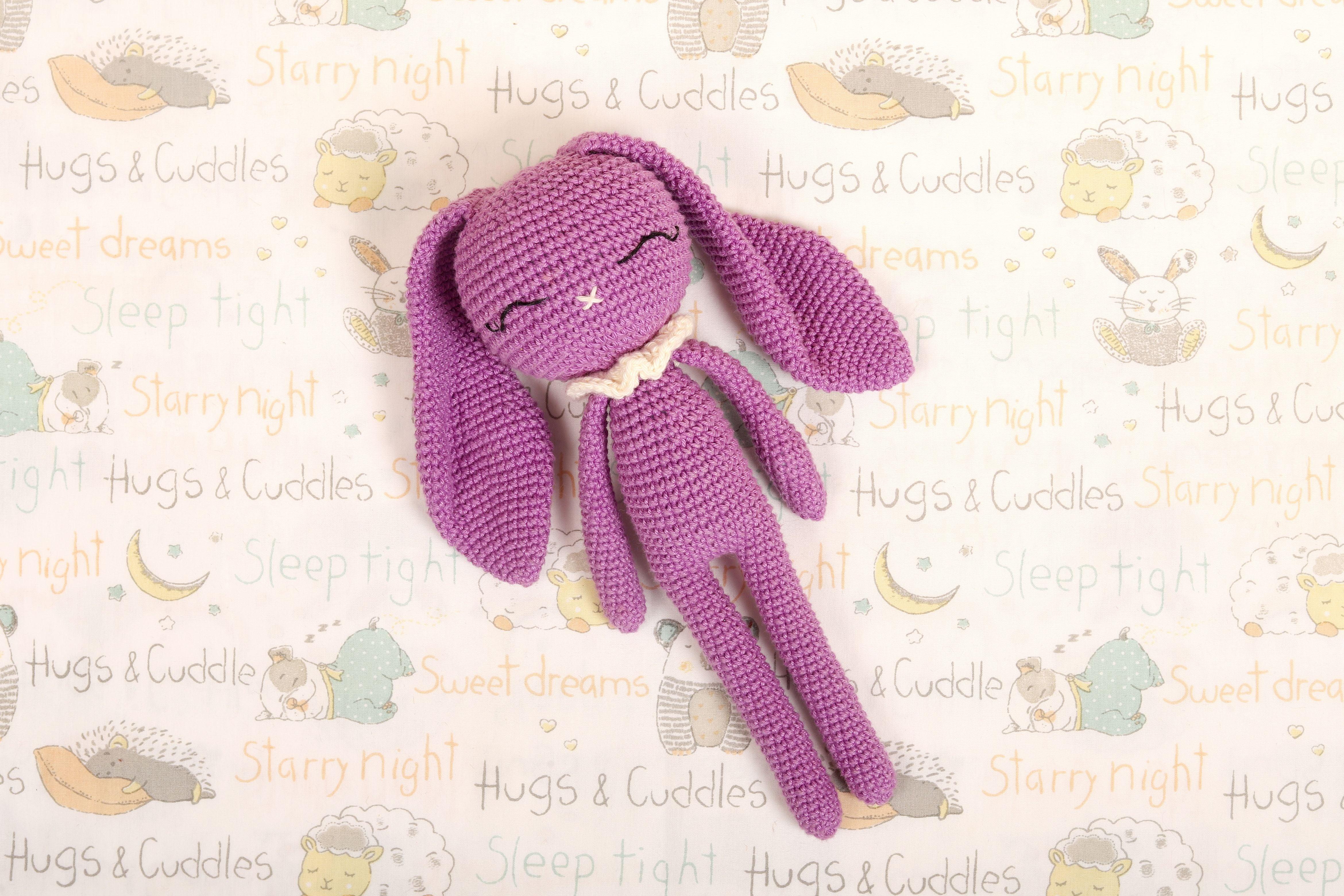 Crochet Doll for Babies | Hopper the Bunny - Bombay Toy Company