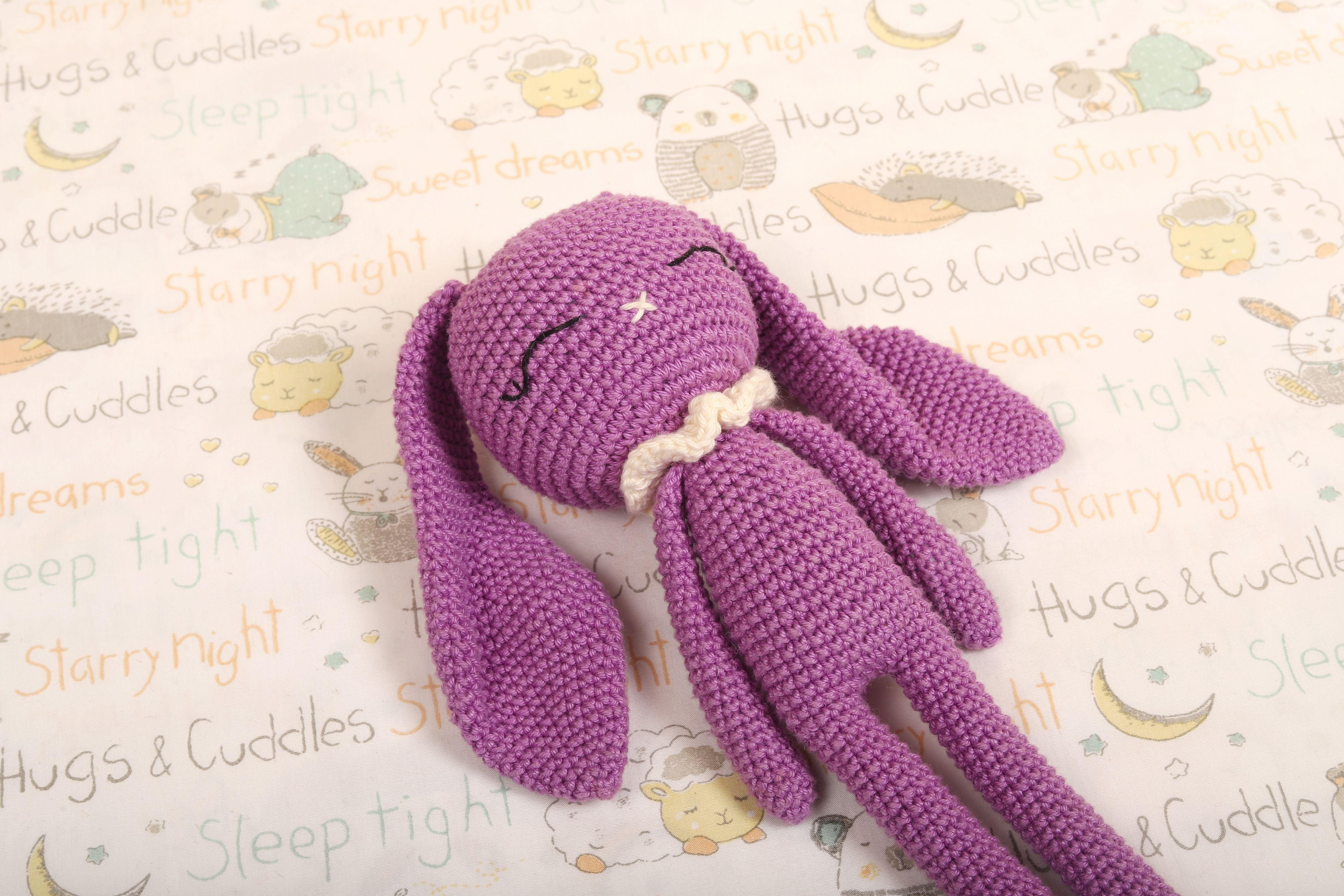 Crochet Doll for Babies | Hopper the Bunny - Bombay Toy Company