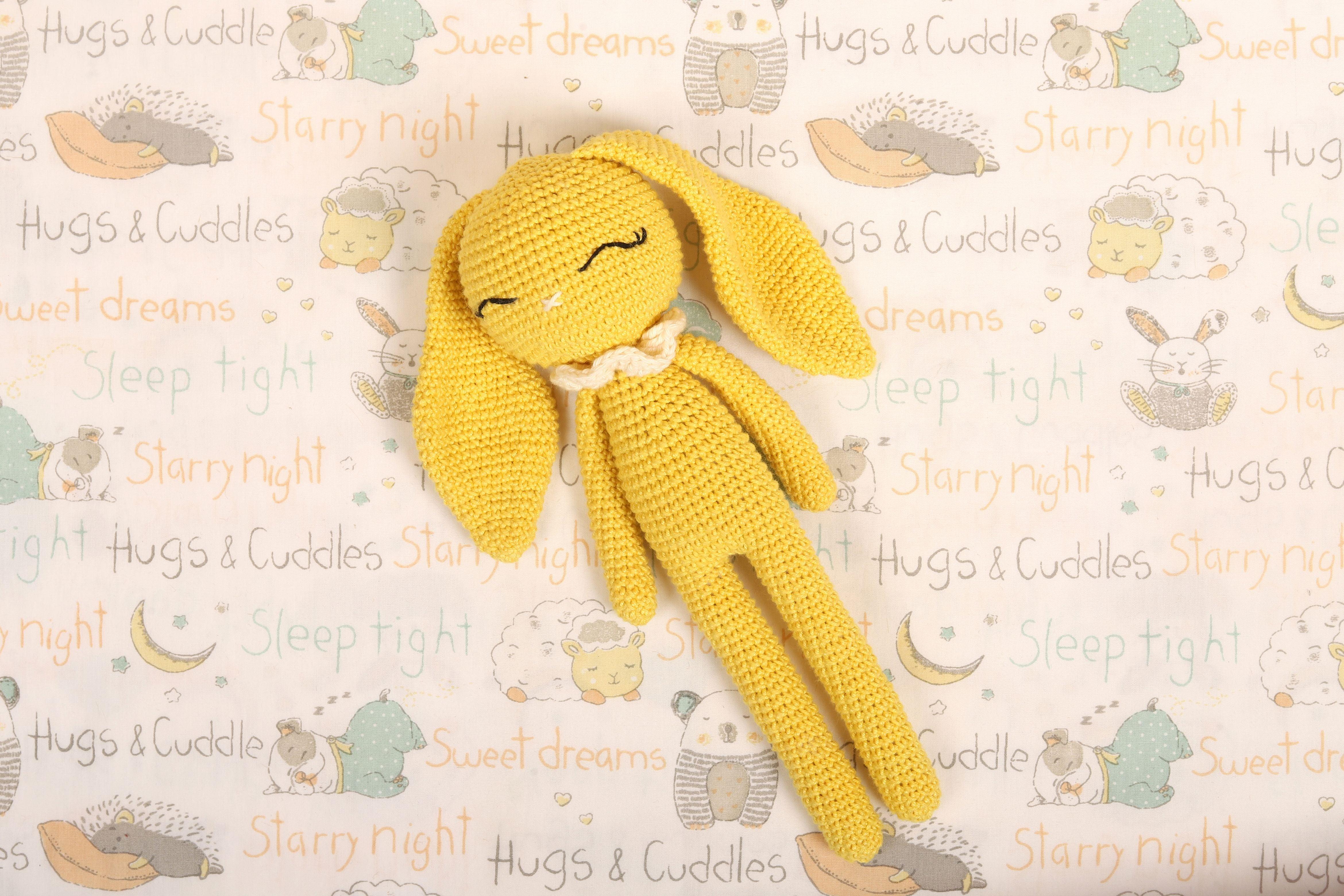 Crochet Doll for Babies | Hopper the Bunny - Bombay Toy Company