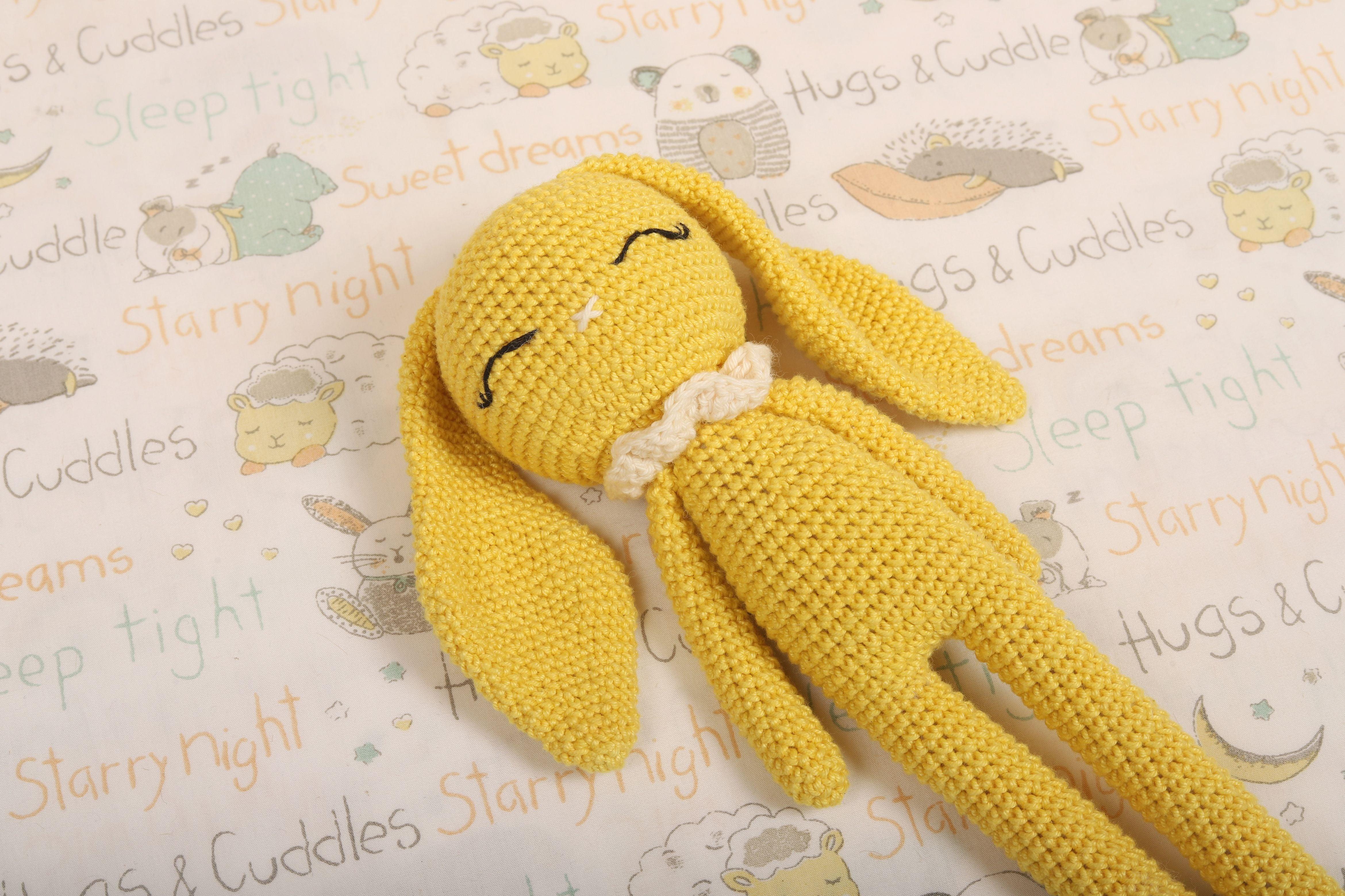 Crochet Doll for Babies | Hopper the Bunny - Bombay Toy Company