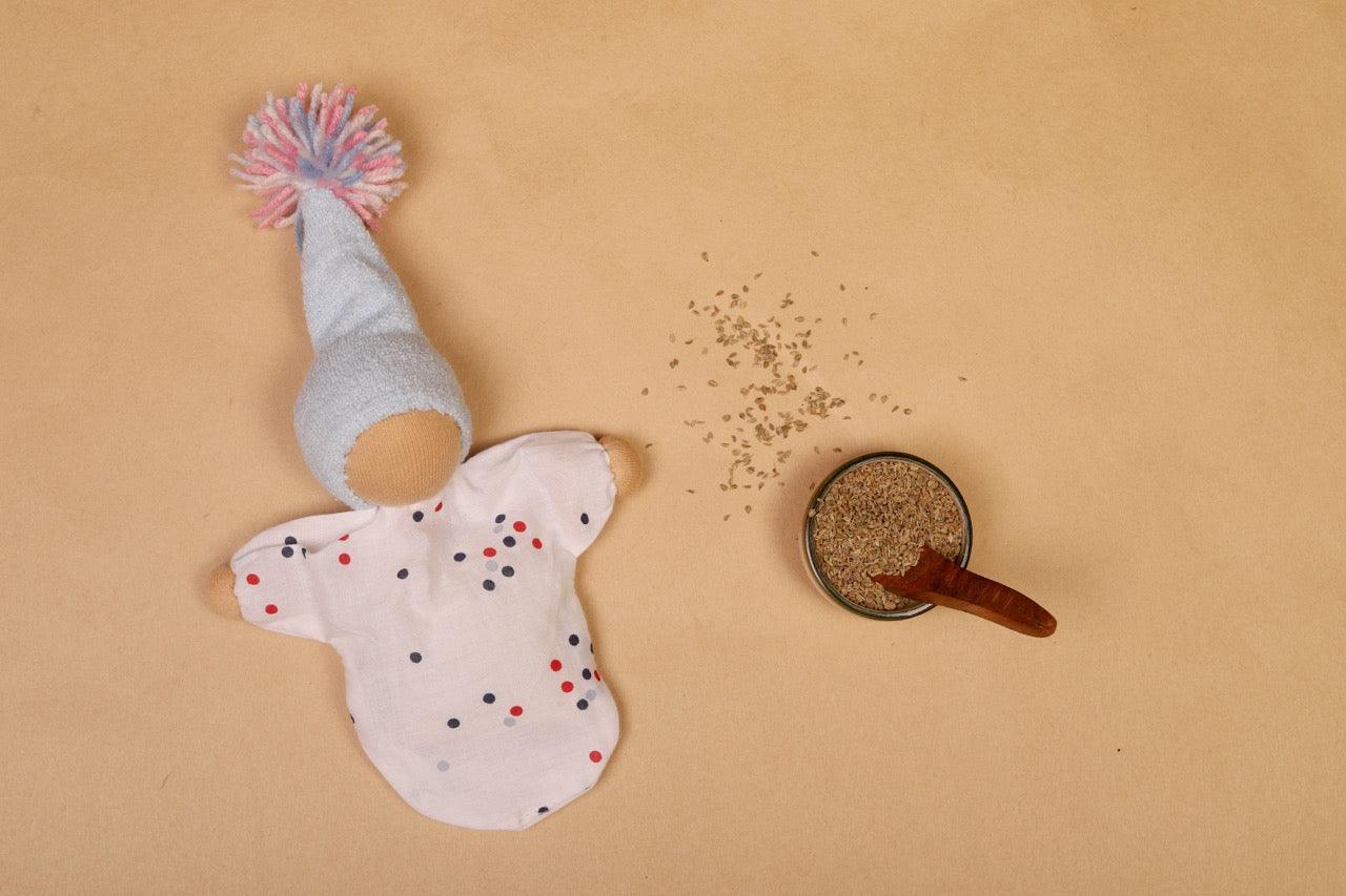 Aromatic Ajwain Doll for Kids | Microwavable Sensory Aid - Bombay Toy Company