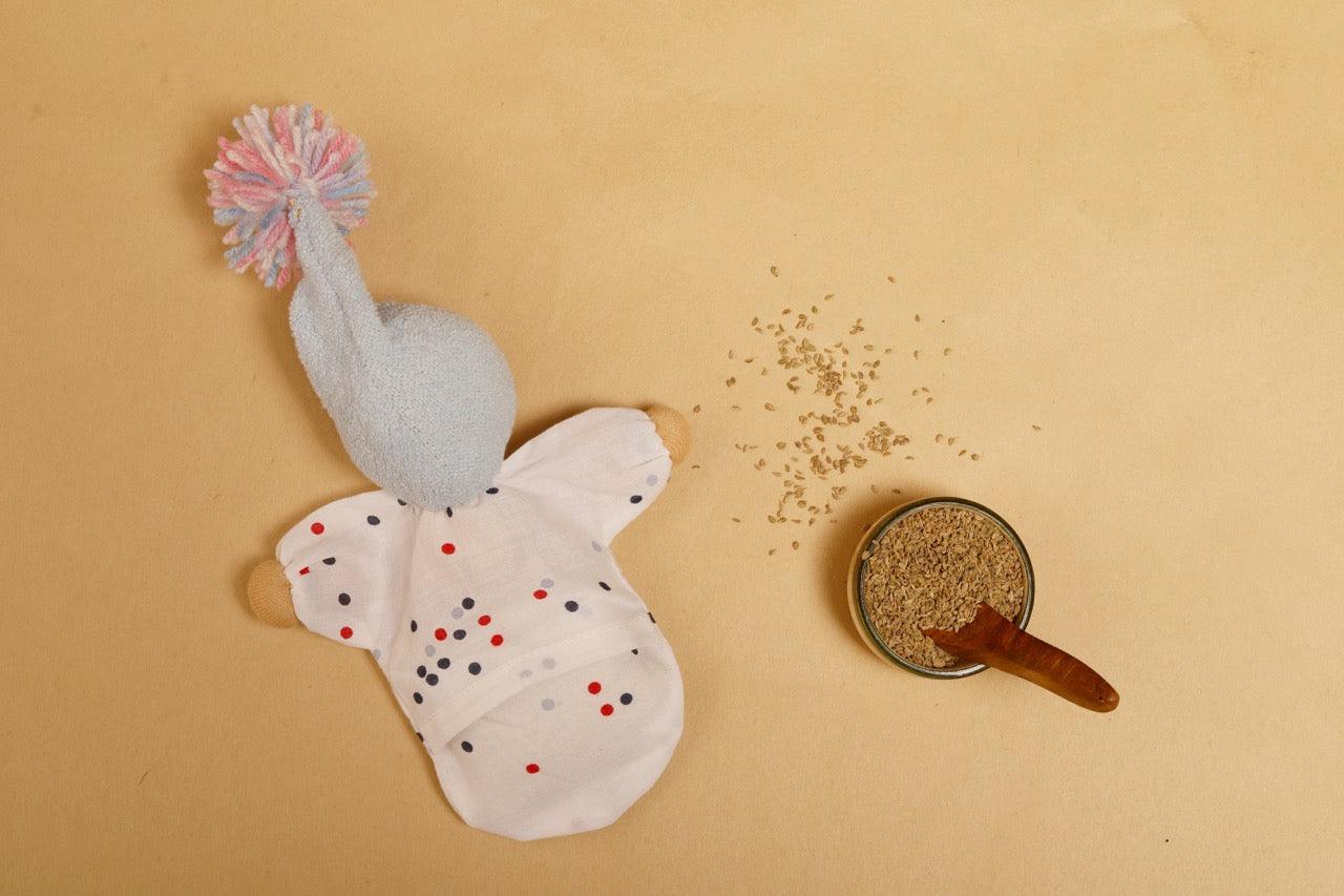 Aromatic Ajwain Doll for Kids | Microwavable Sensory Aid - Bombay Toy Company