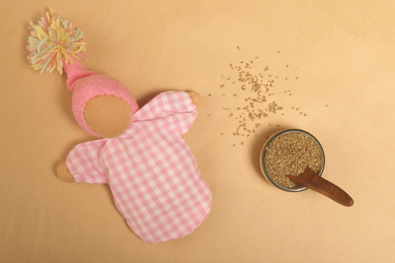 Aromatic Ajwain Doll for Kids | Microwavable Sensory Aid - Bombay Toy Company
