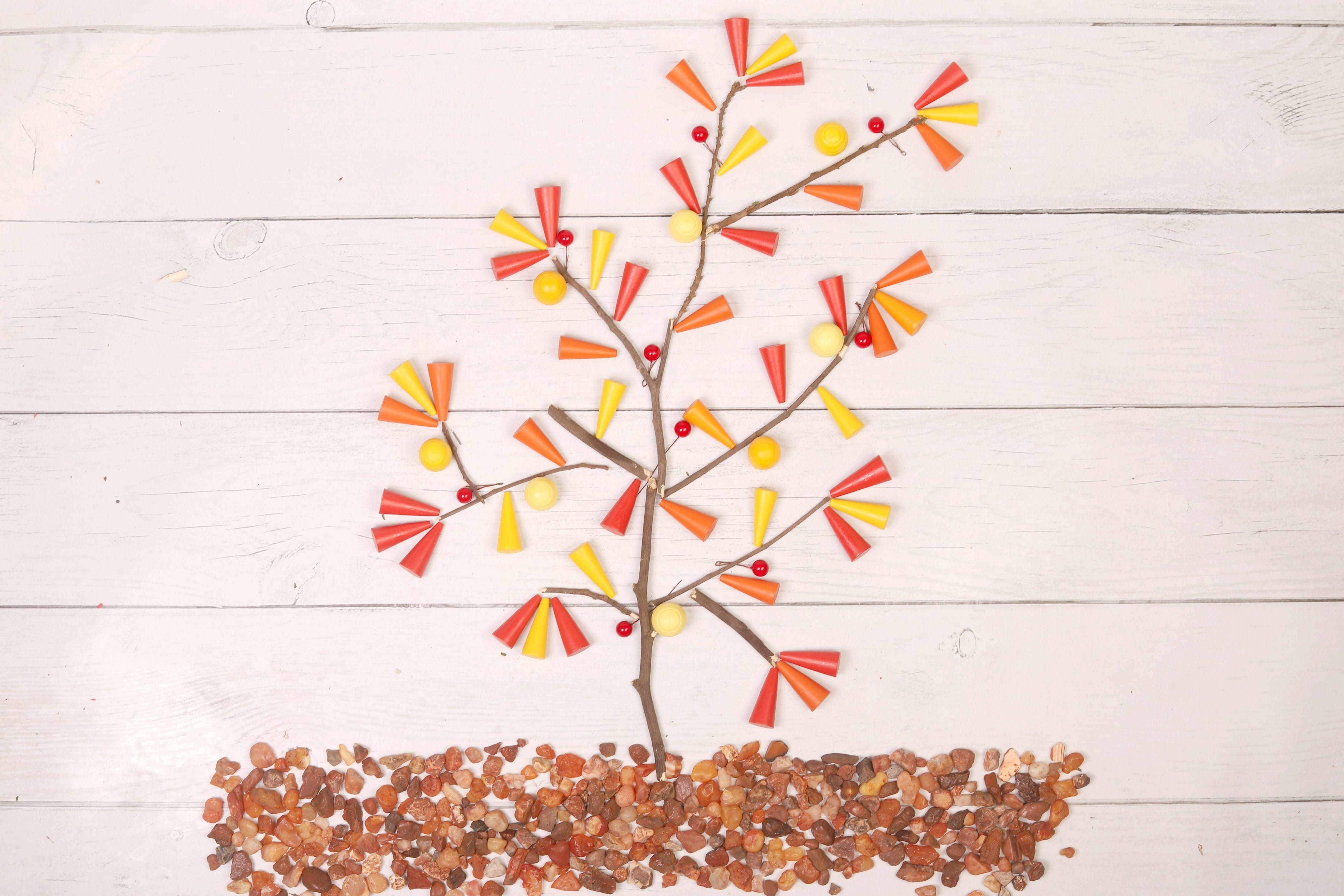 Wooden Loose Parts | Cones | Midnight Forest, Raging Sun and Balmy Afternoon - Bombay Toy Company