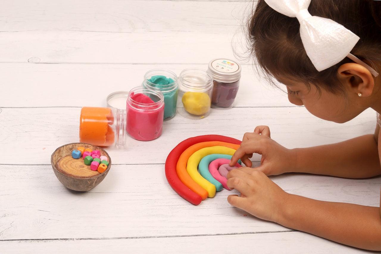 Natural Dough Pods | Set of 10 | 100 grams - Bombay Toy Company