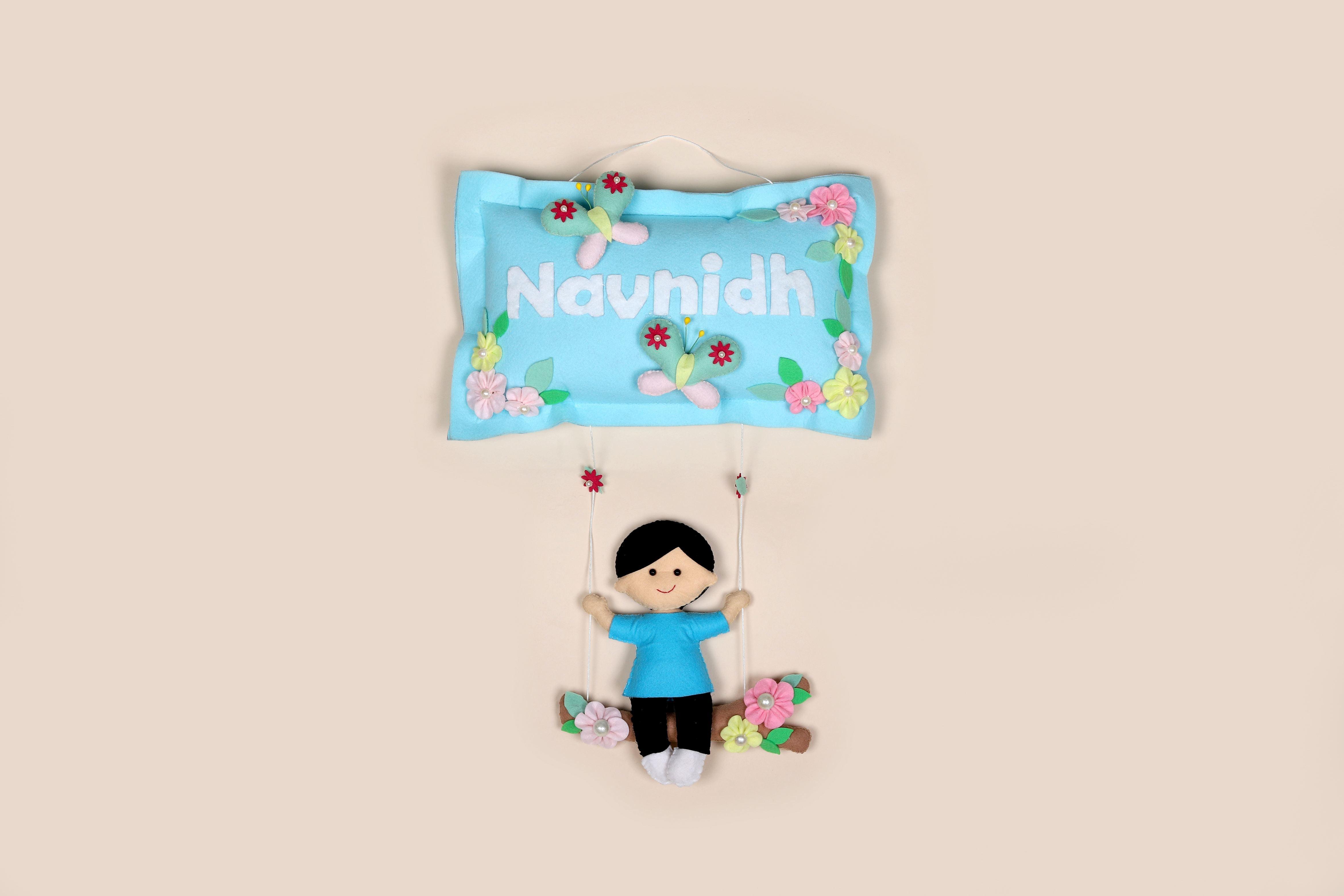 Personalized Felt Wall Decor | Swing - Bombay Toy Company
