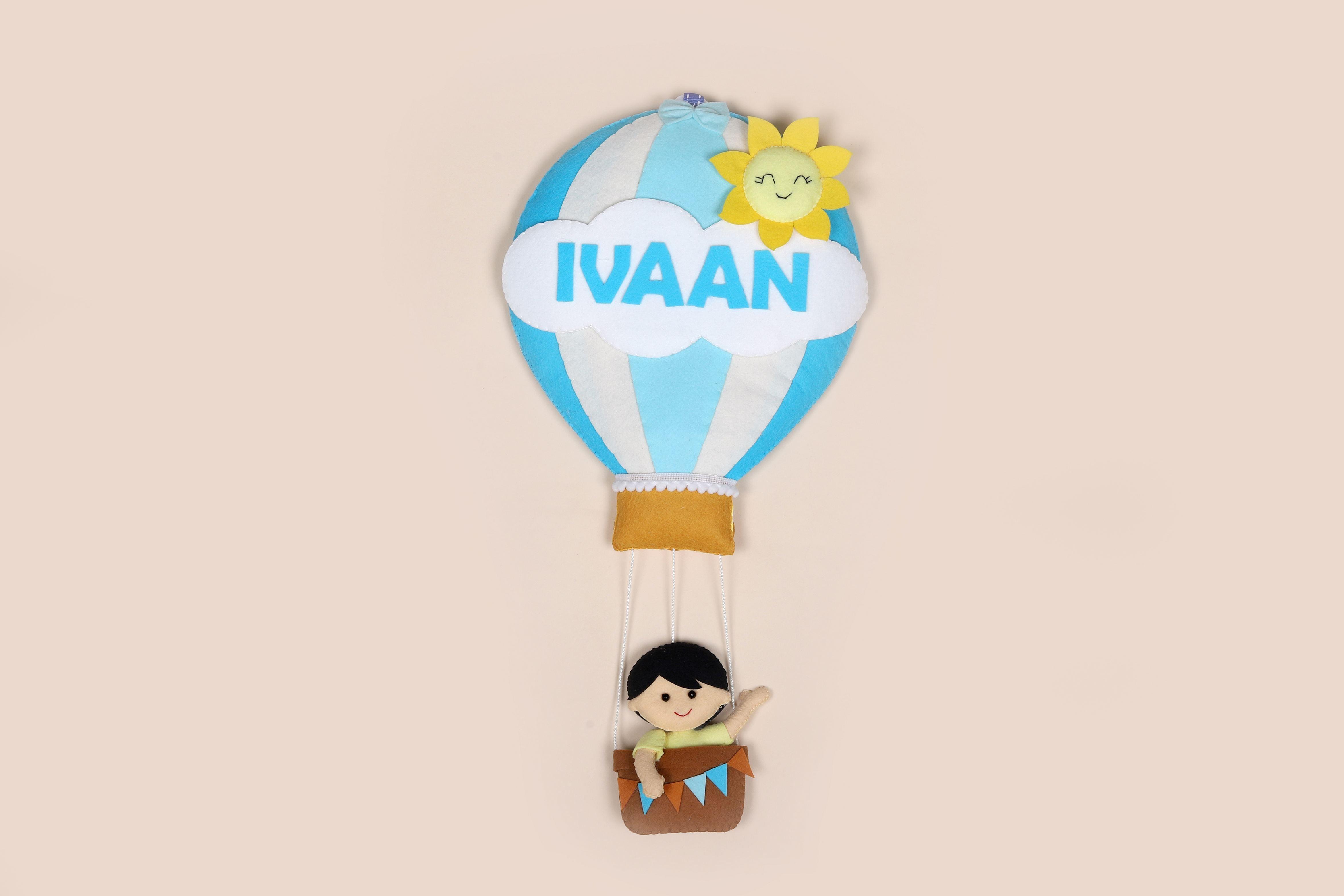 Personalized Felt Decor | Hot Air Balloon - Bombay Toy Company