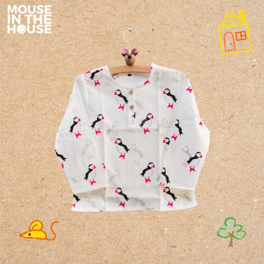 Mr.Puffin- Unisex Nightdress