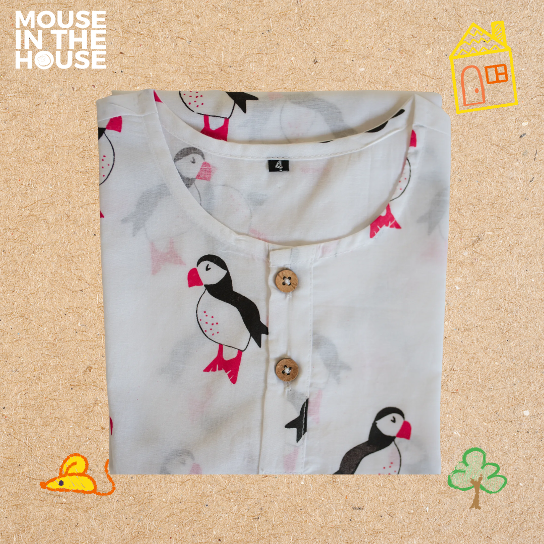 Mr.Puffin- Unisex Nightdress