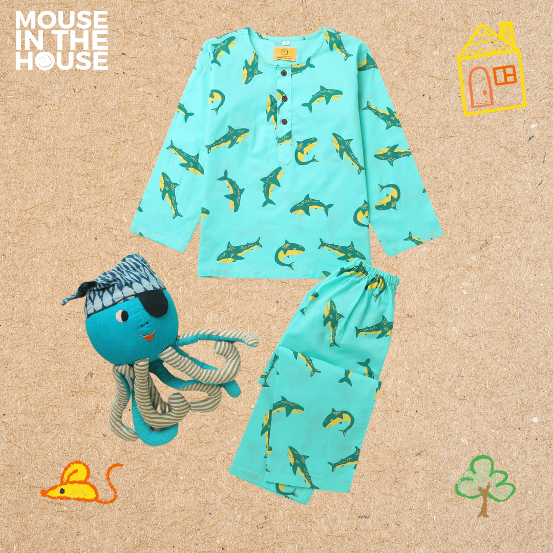 Giant Shark- Unisex Nightdress