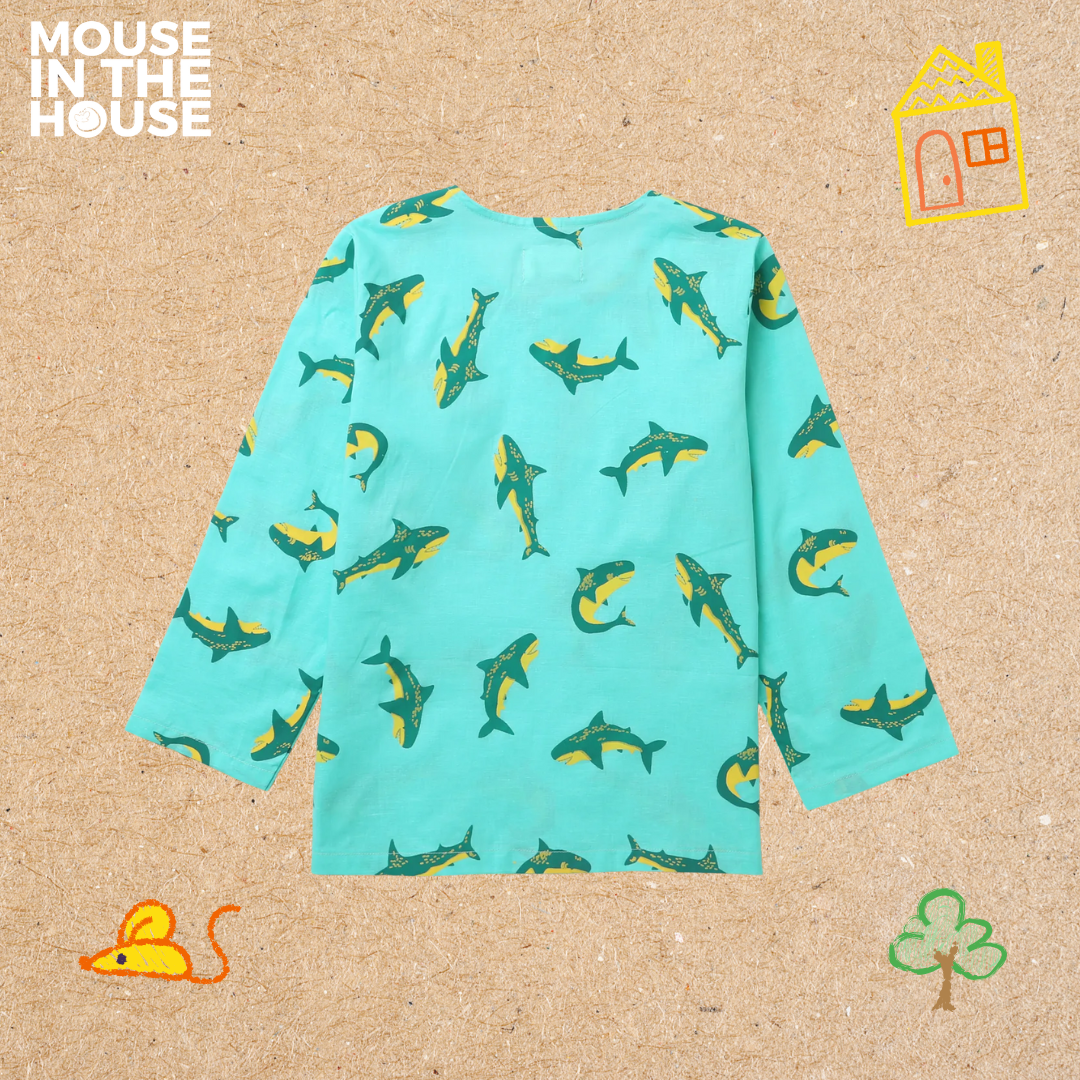 Giant Shark- Unisex Nightdress