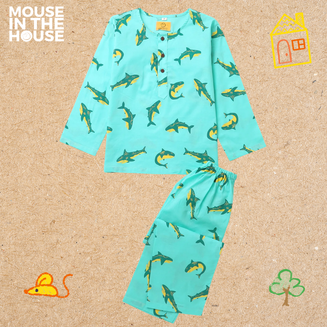 Giant Shark- Unisex Nightdress