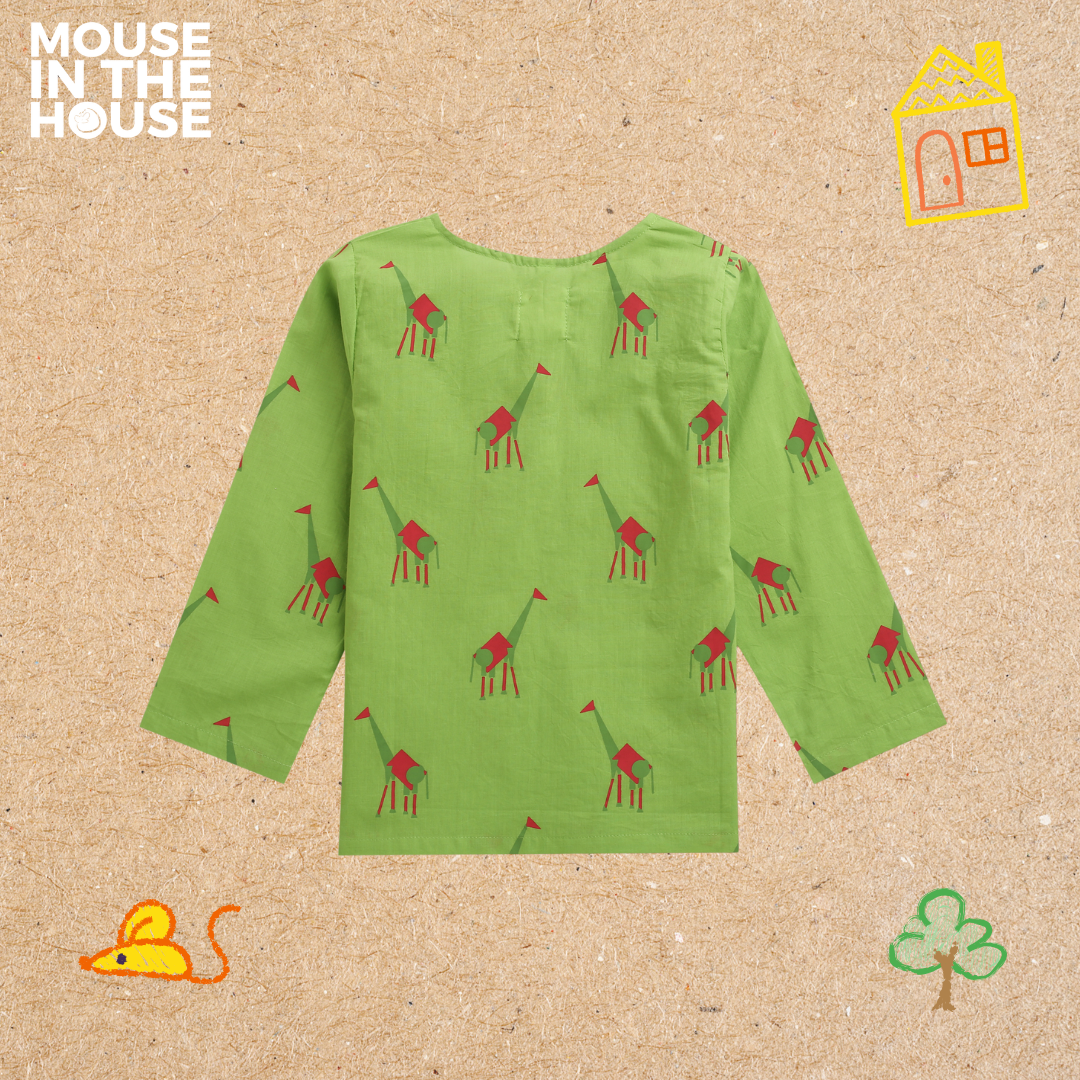 Green Triangle- Unisex Nightdress