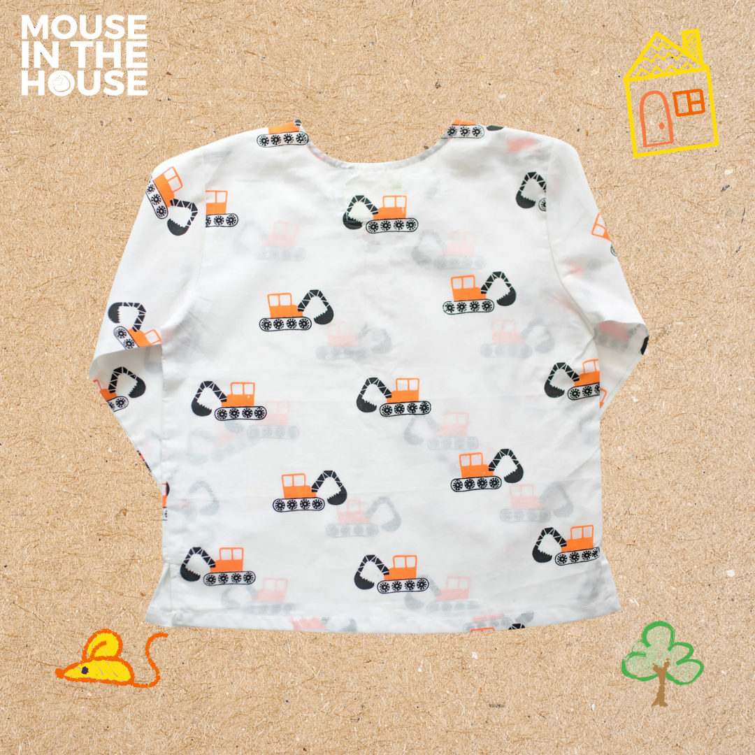 Mighty Bulldozer- Unisex Nightdress