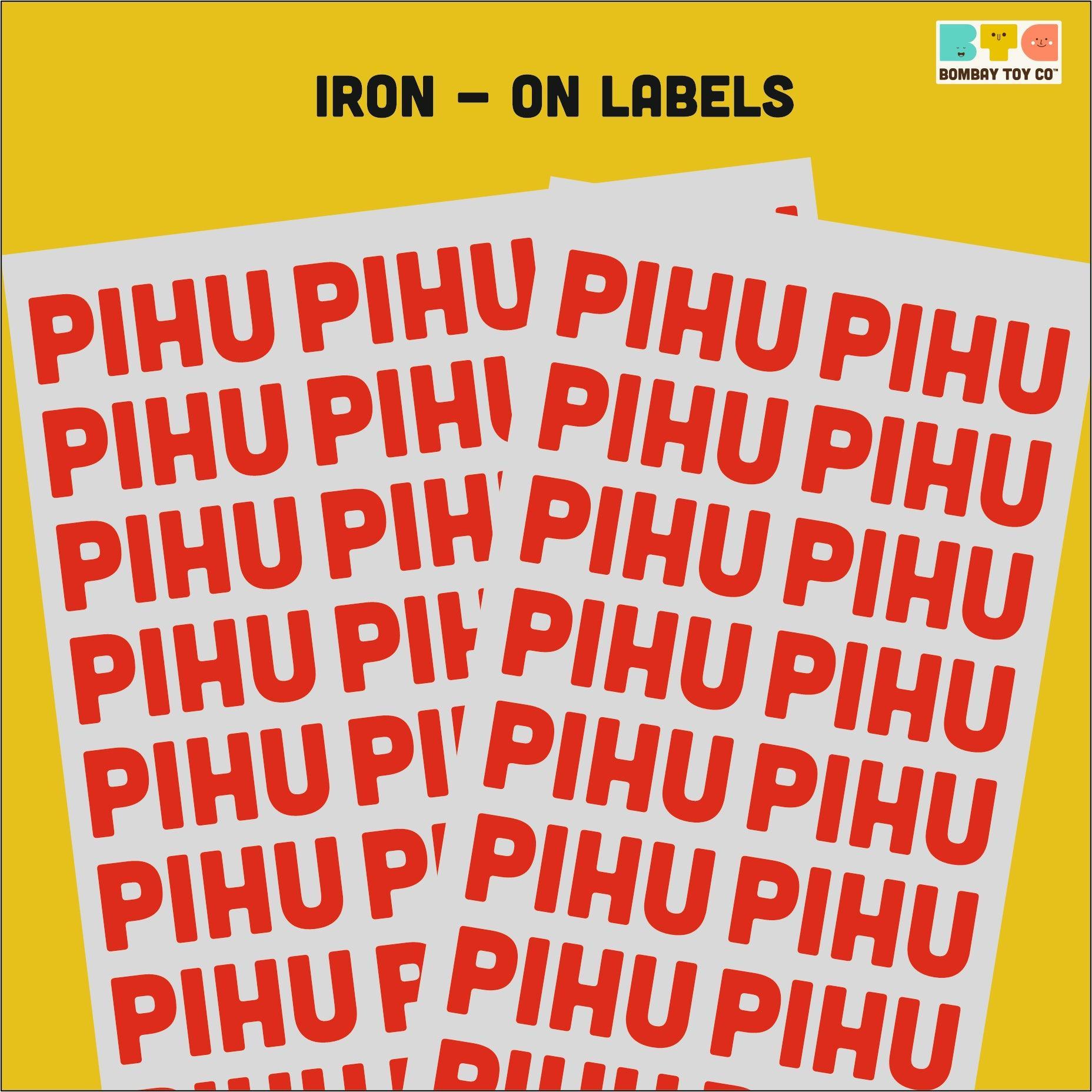 Iron-On Cloth Labels - Bombay Toy Company