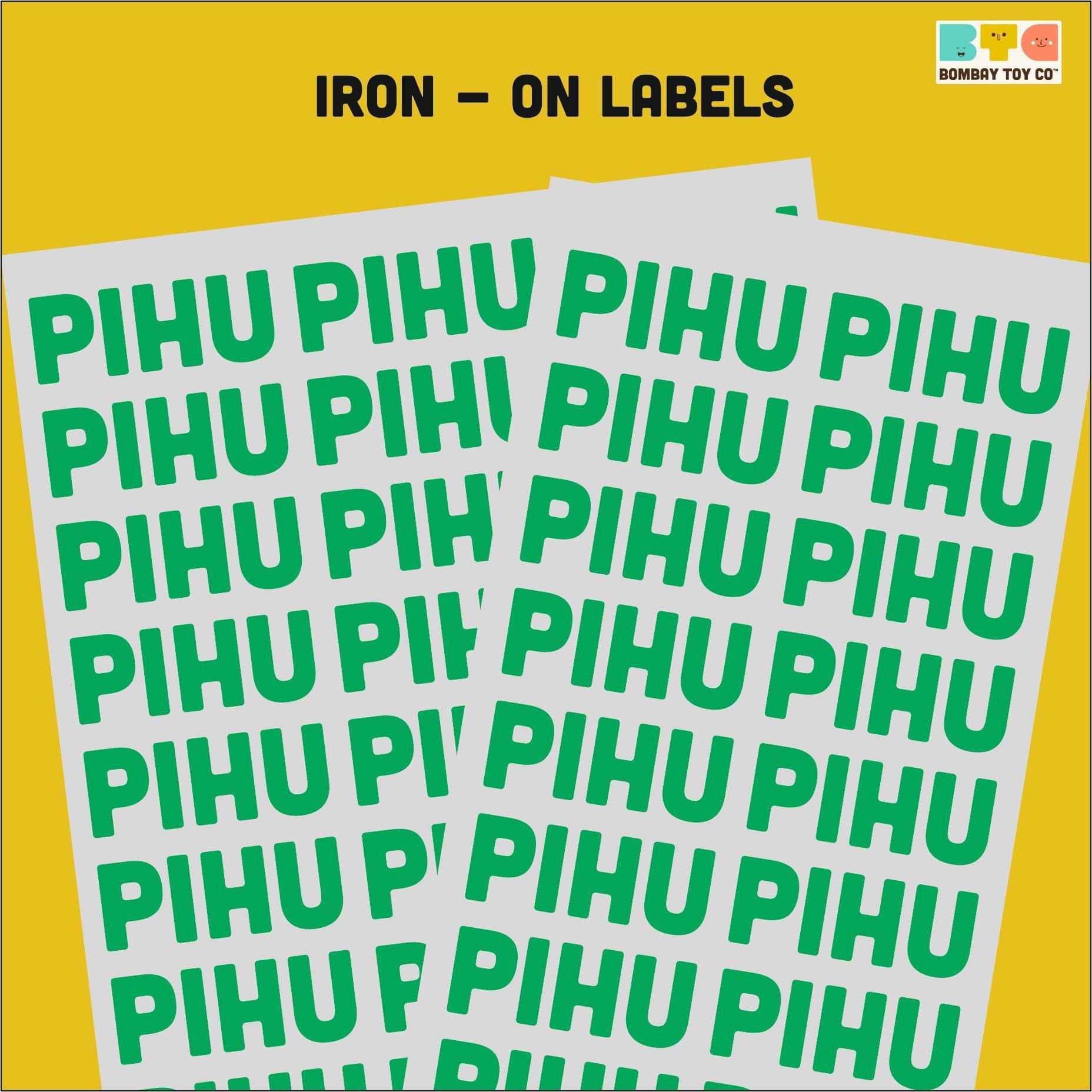 Iron-On Cloth Labels - Bombay Toy Company