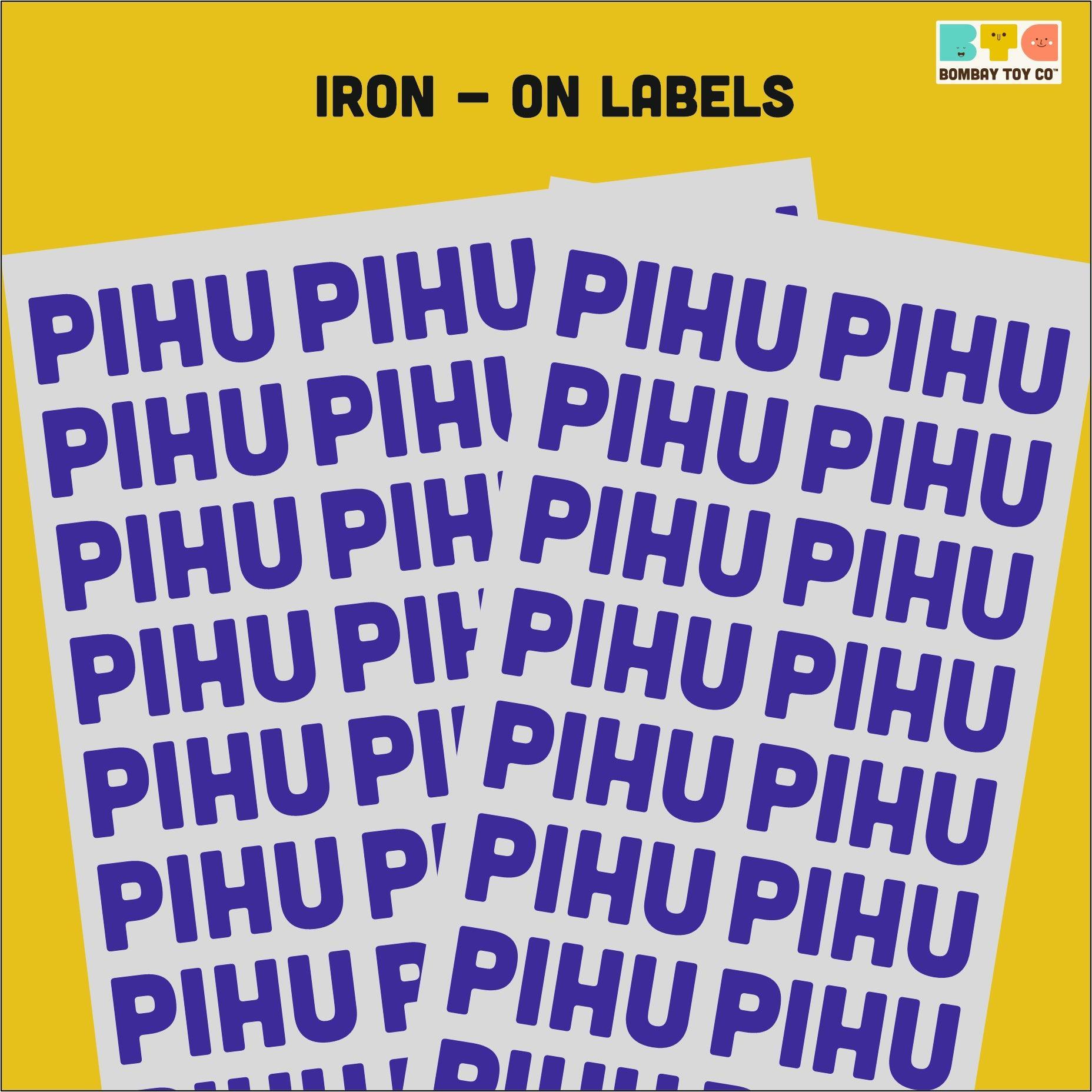 Iron-On Cloth Labels - Bombay Toy Company