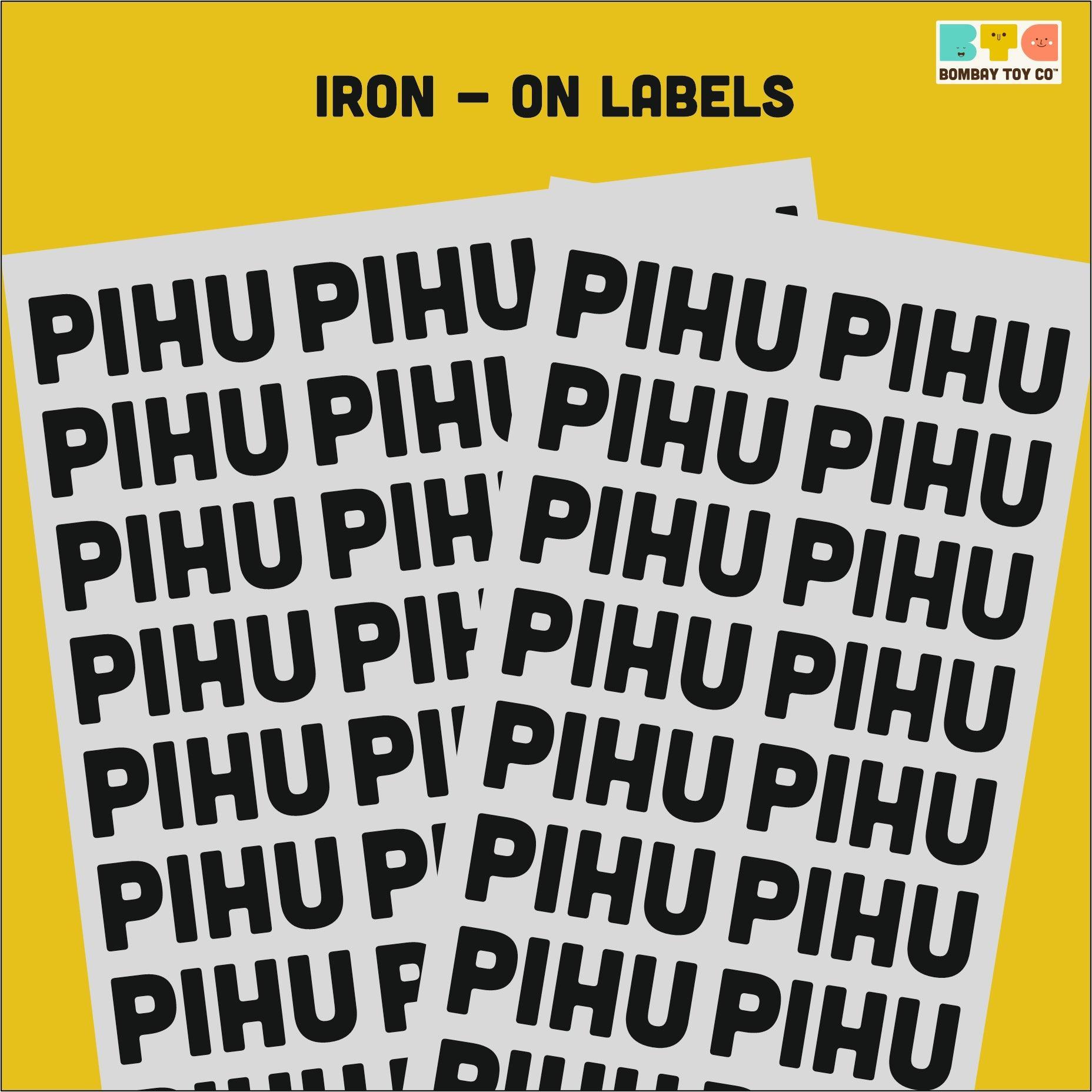 Iron-On Cloth Labels - Bombay Toy Company