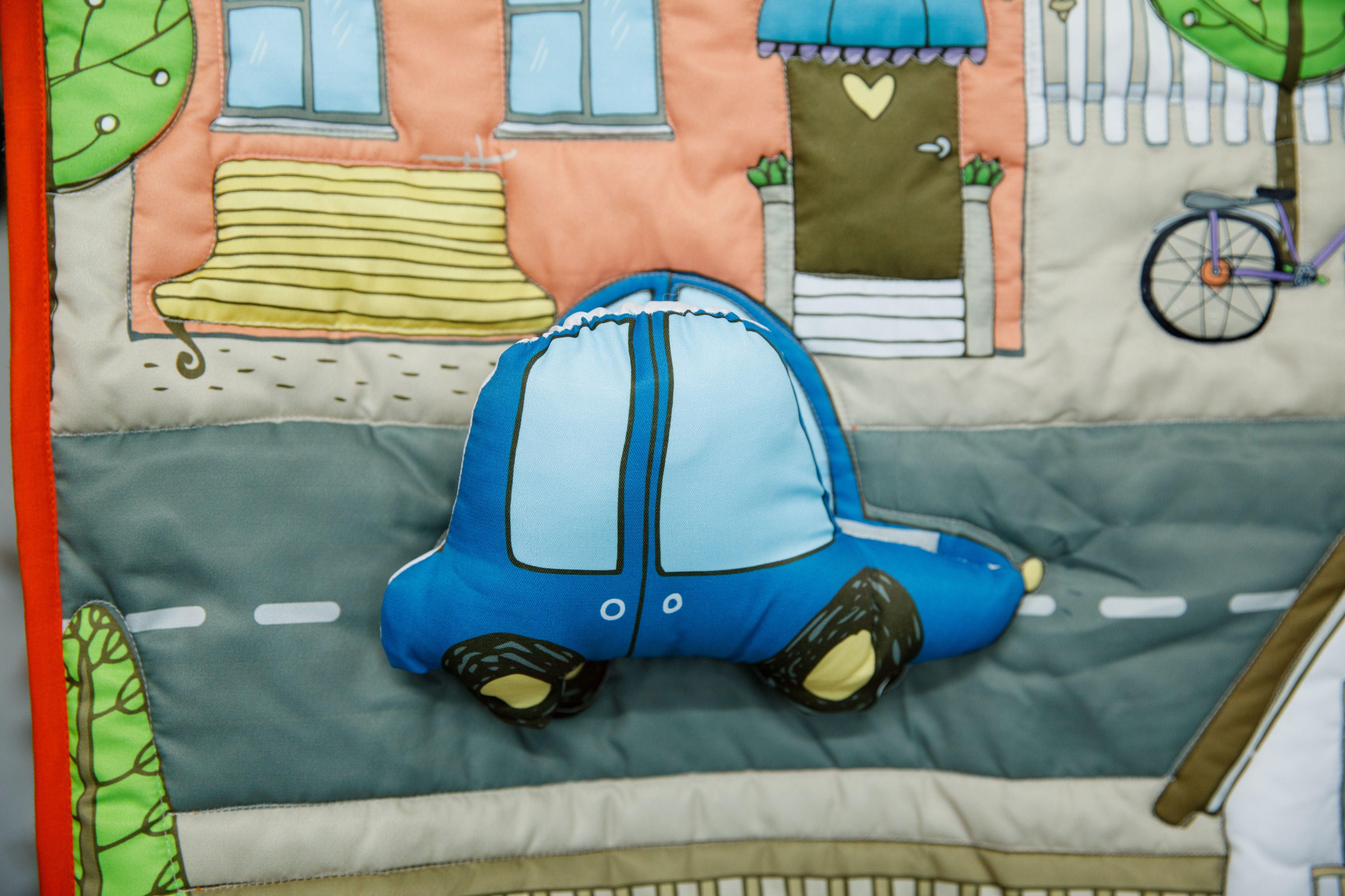 PRE ORDER | Sensory Play Mat with City Theme - 52x72 Inches - Bombay Toy Company