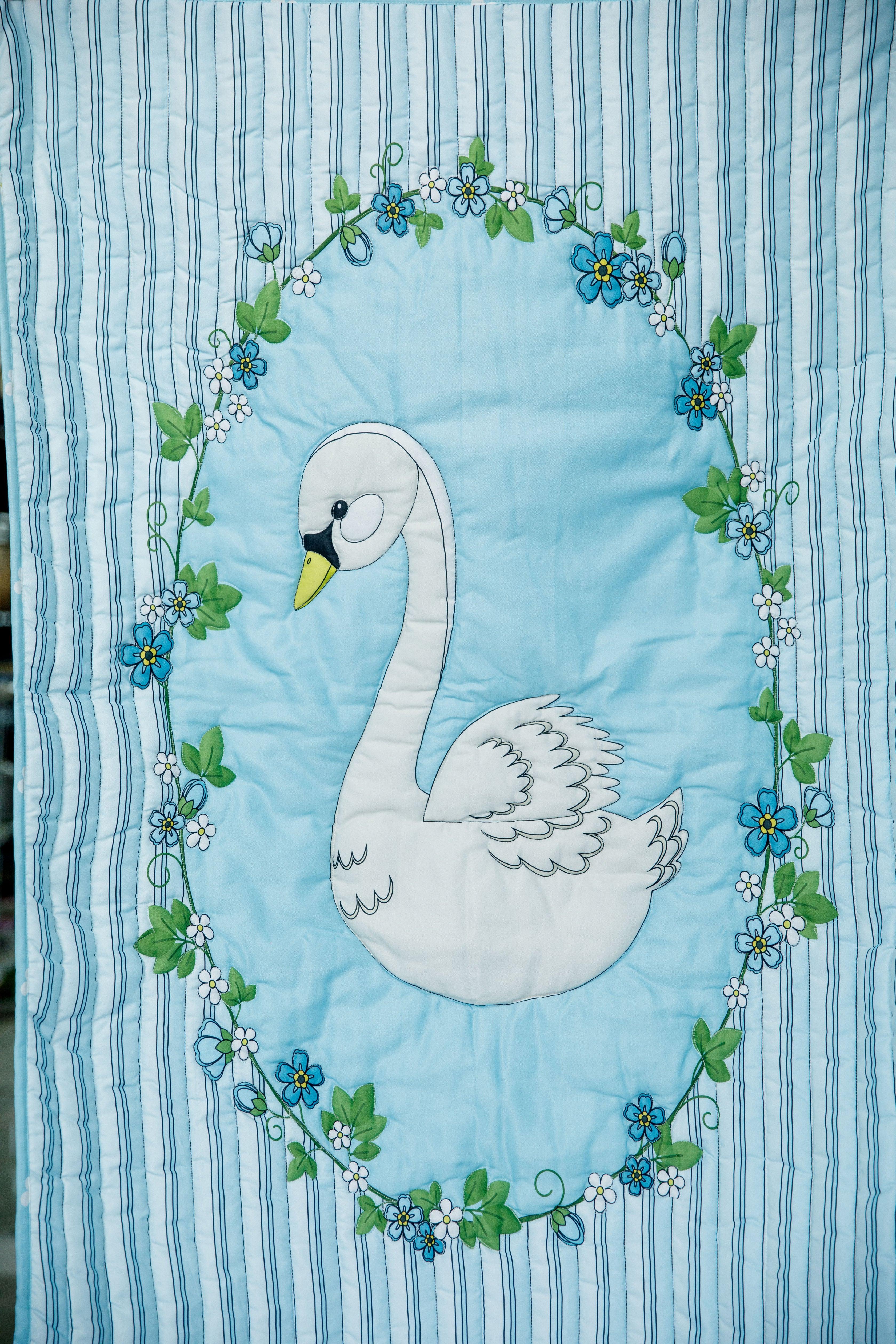 PRE ORDER | Serene Swan Quilt - Bombay Toy Company