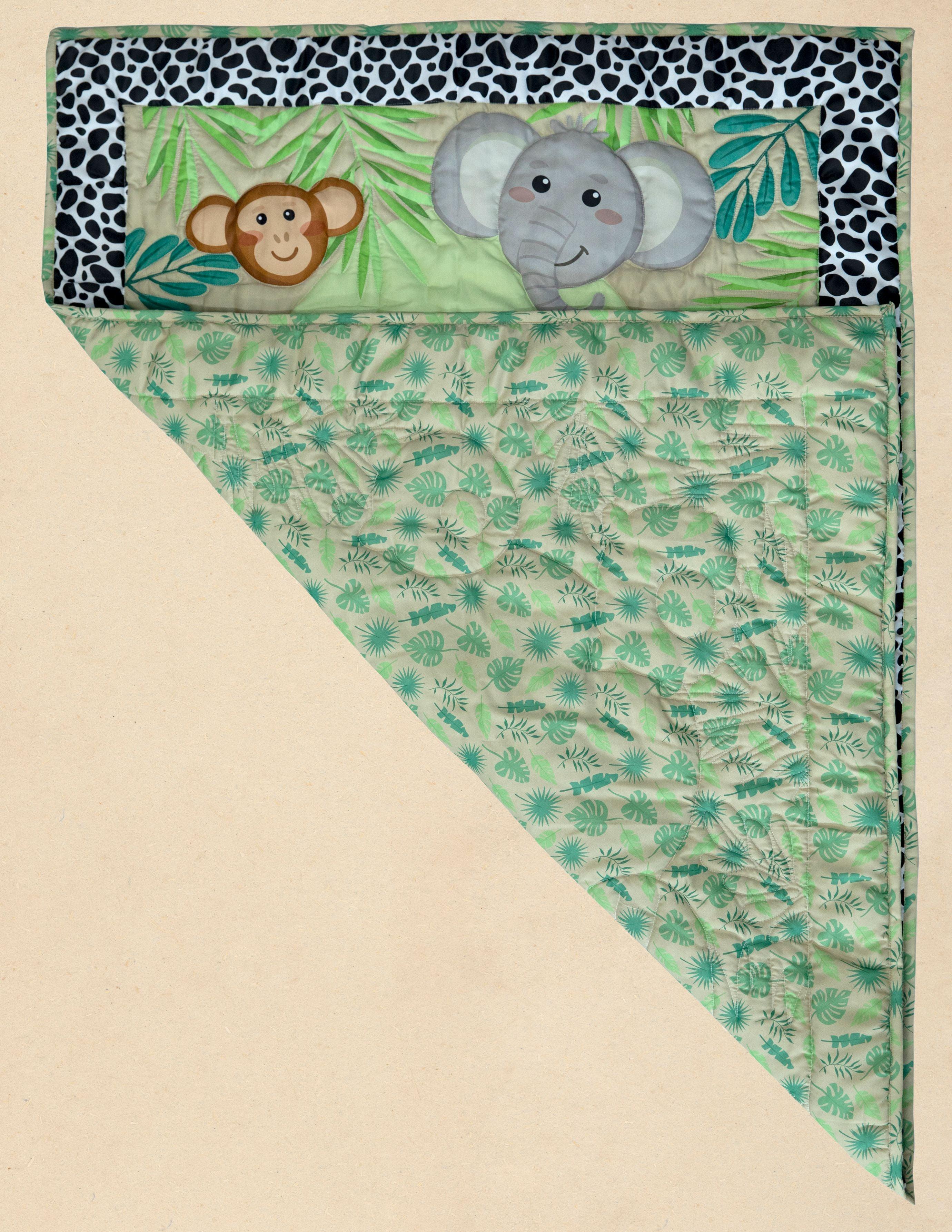 PRE ORDER | Wild Safari Snuggle Quilt - Bombay Toy Company