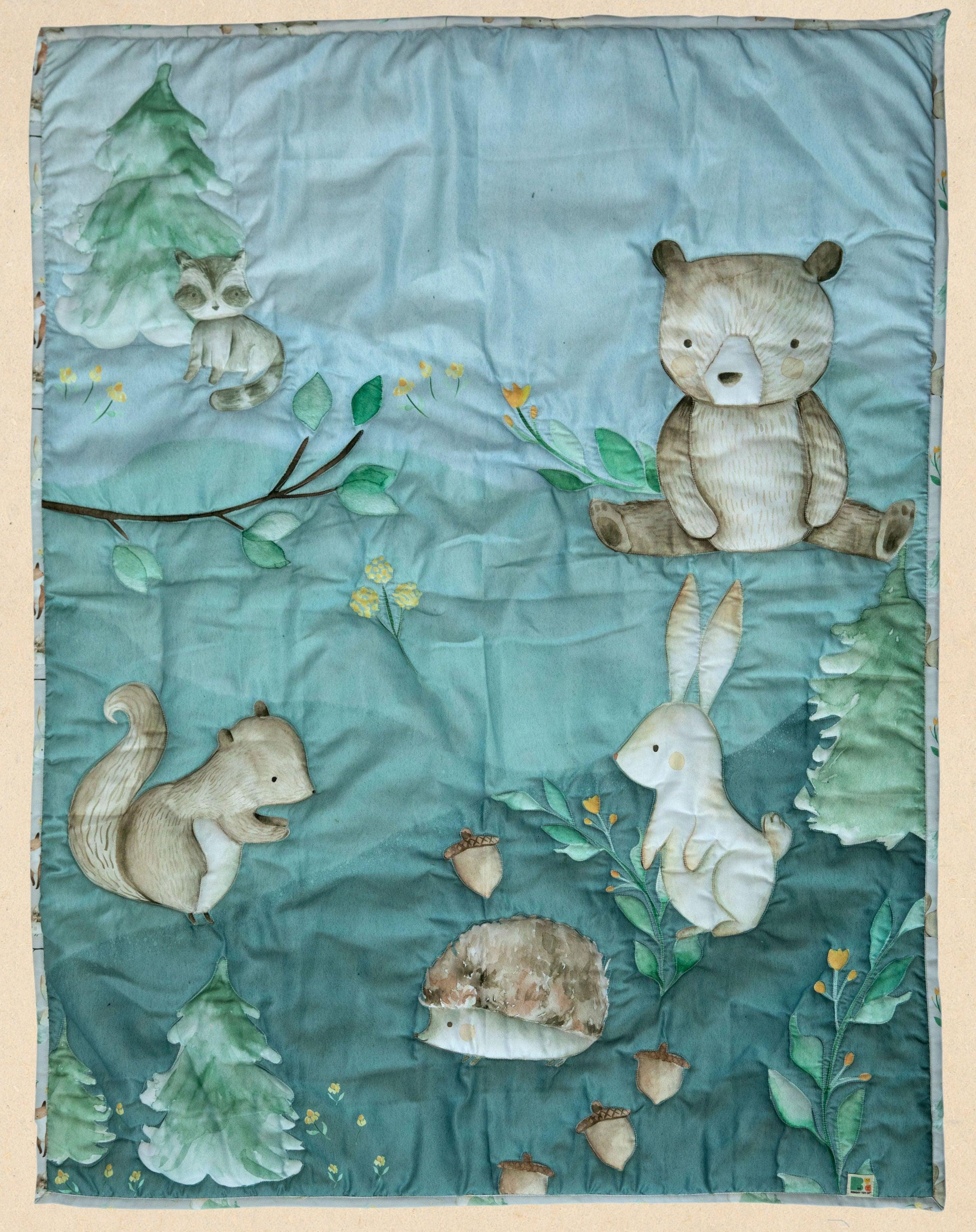 PRE ORDER | Whimsical Woods Quilt - Bombay Toy Company
