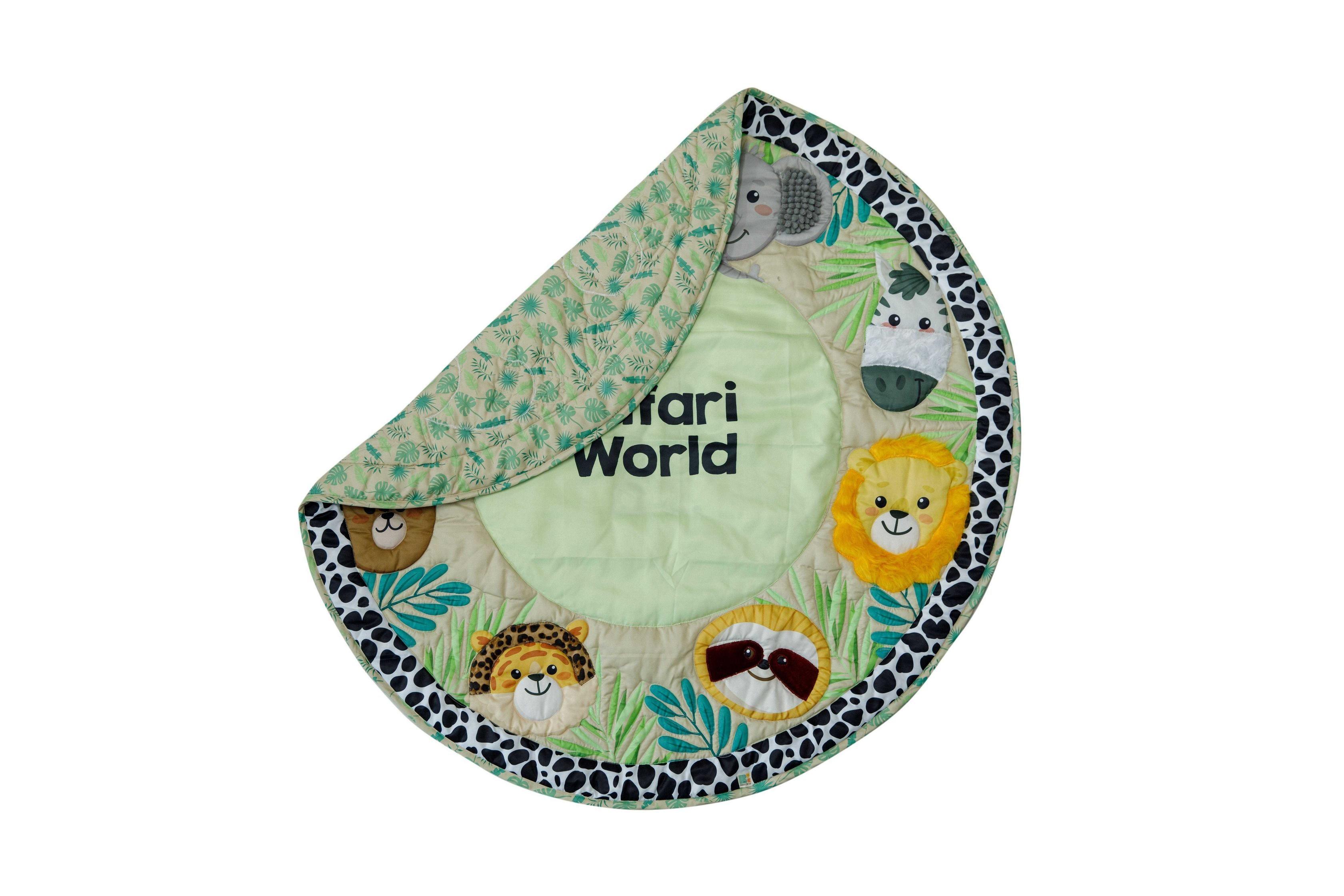 Sensory Play Mat - Animal Round - Bombay Toy Company